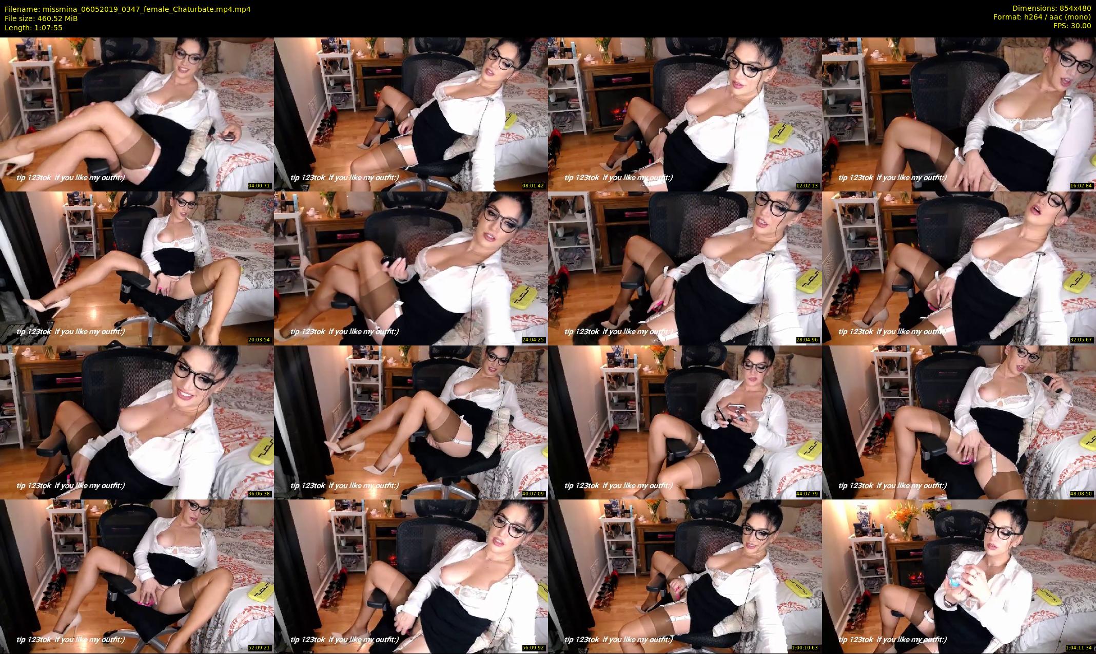 missmina — 68 minute Chaturbate female cam show recording, 480p, May 6, 2019