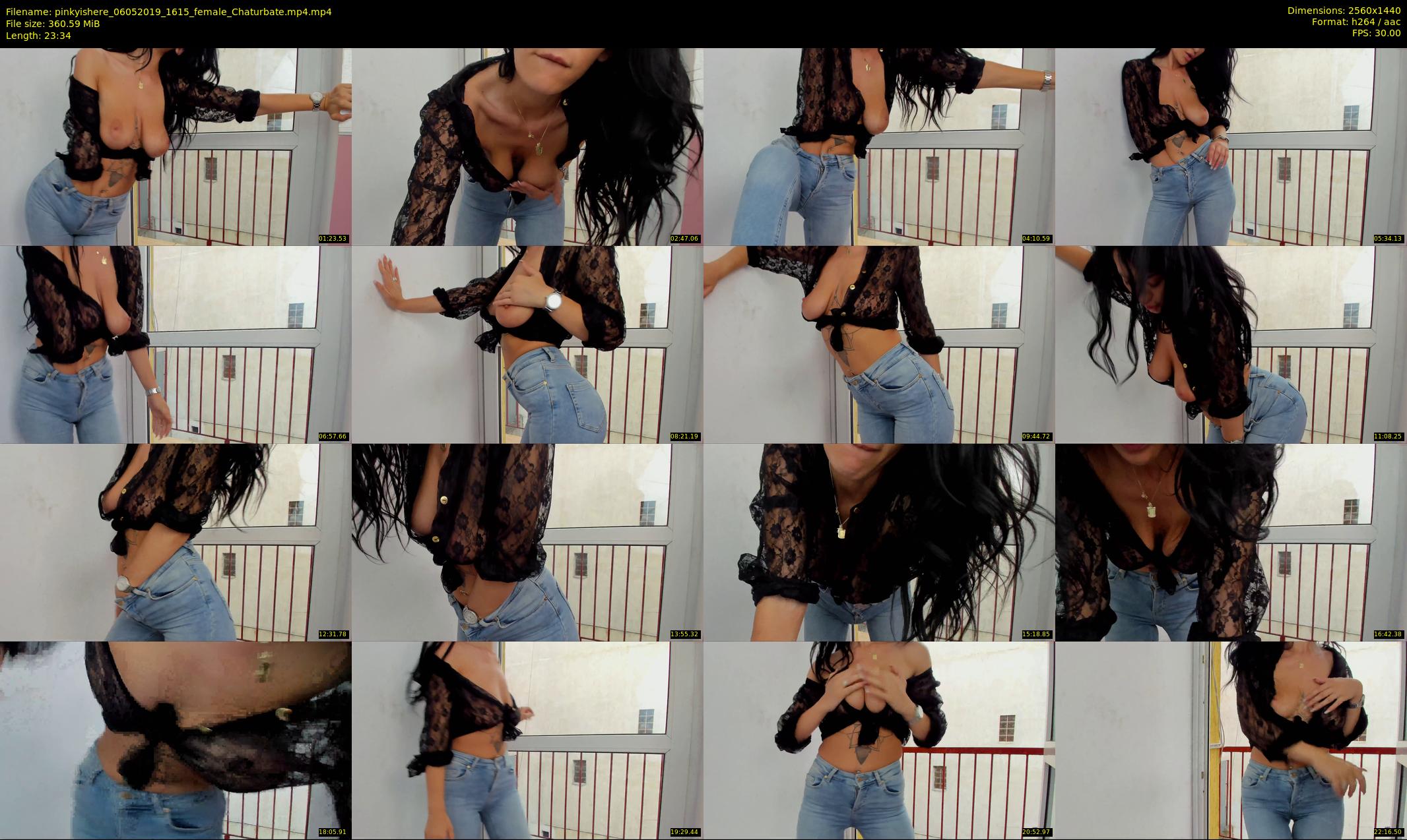 pinkyishere — 24 minute Chaturbate female cam show recording, 1080p, May 6, 2019