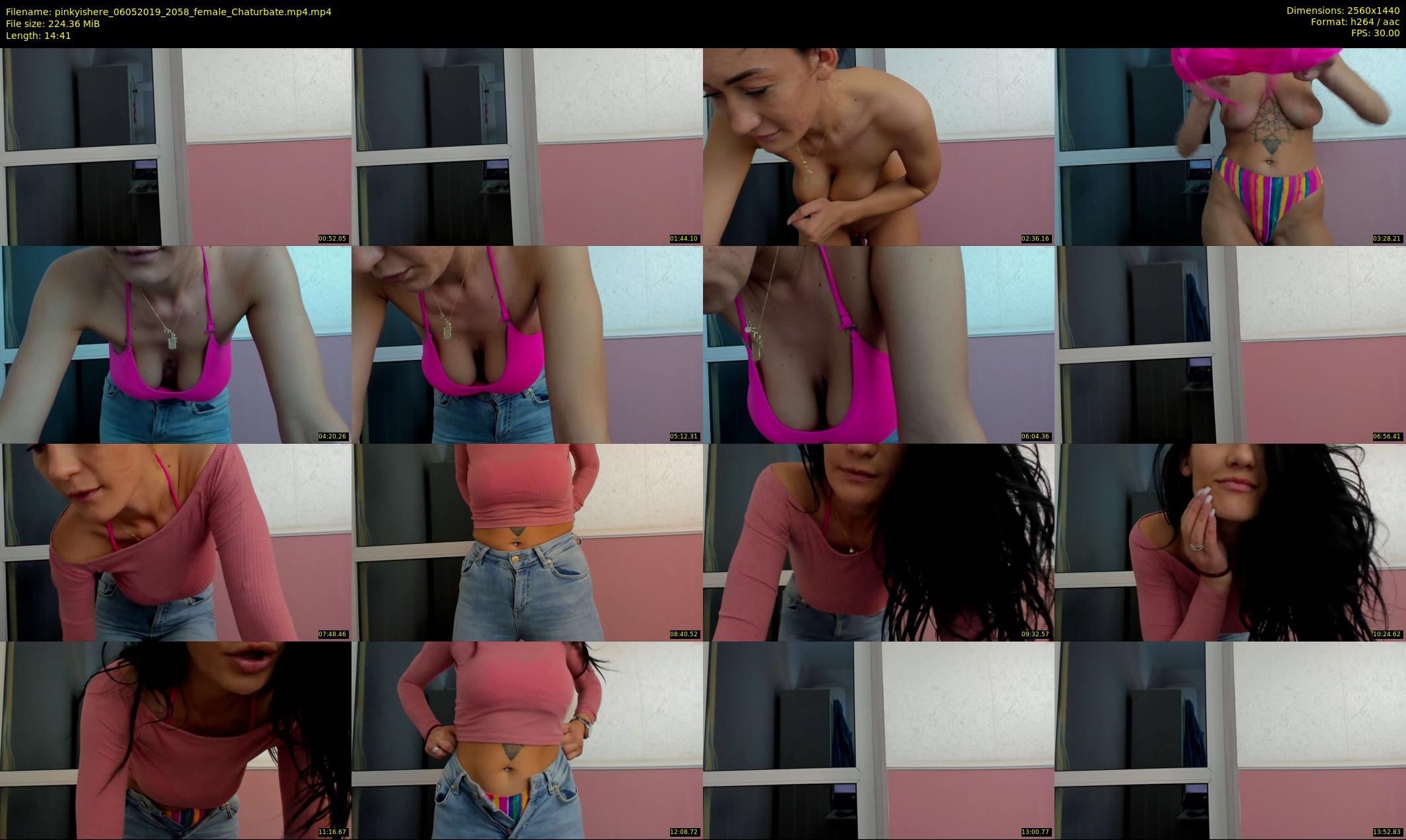 pinkyishere — 15 minute Chaturbate female cam show recording, 1080p, May 6, 2019