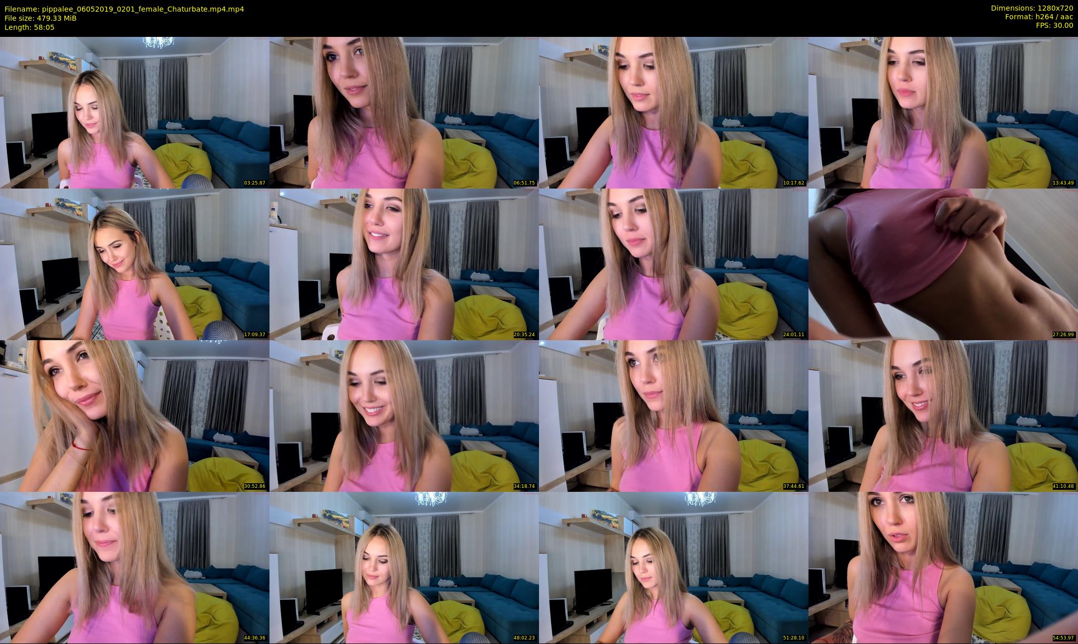 pippalee — 59 minute Chaturbate female cam show recording, 720p, May 6, 2019