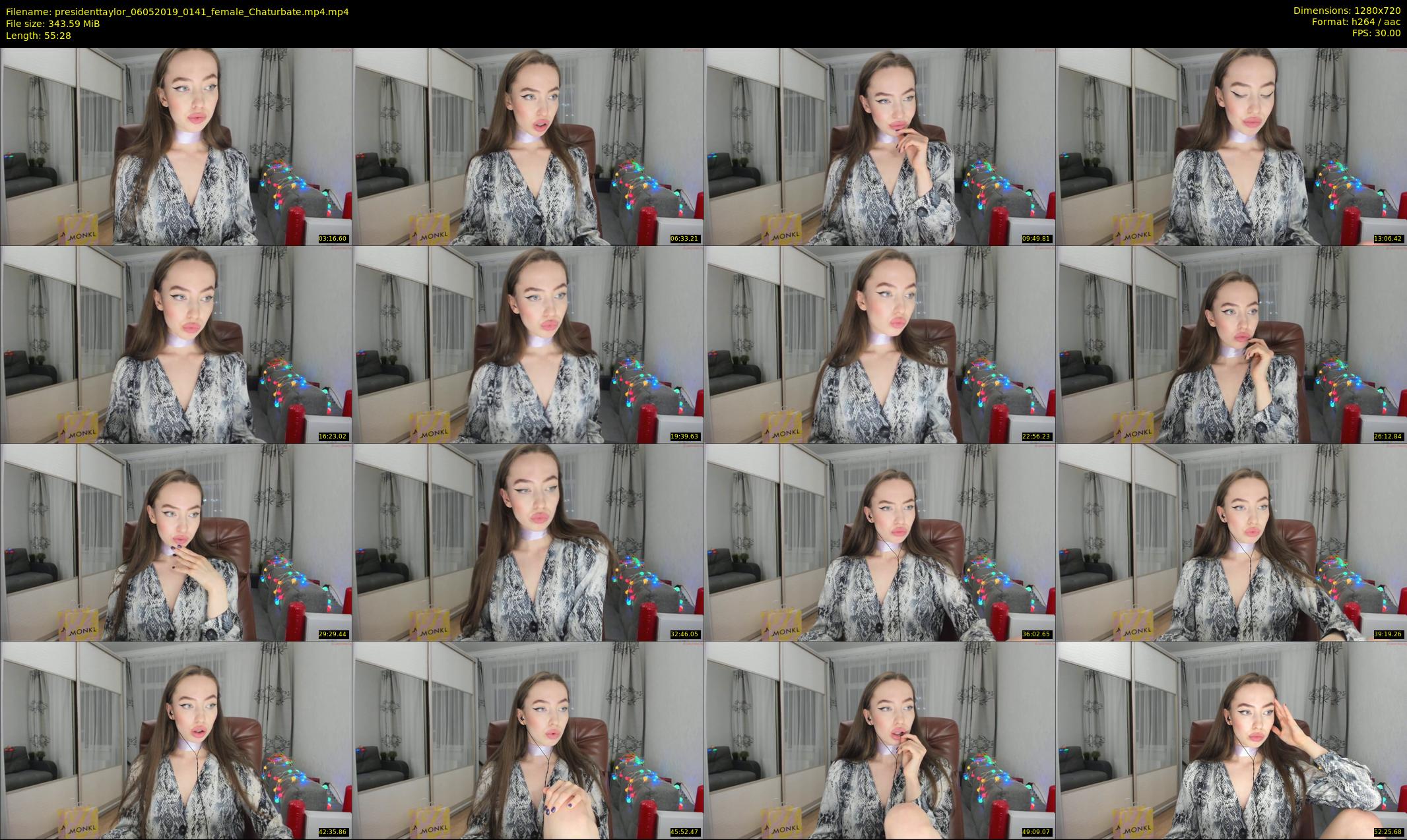 presidenttaylor — 56 minute Chaturbate female cam show recording, 720p, May 6, 2019