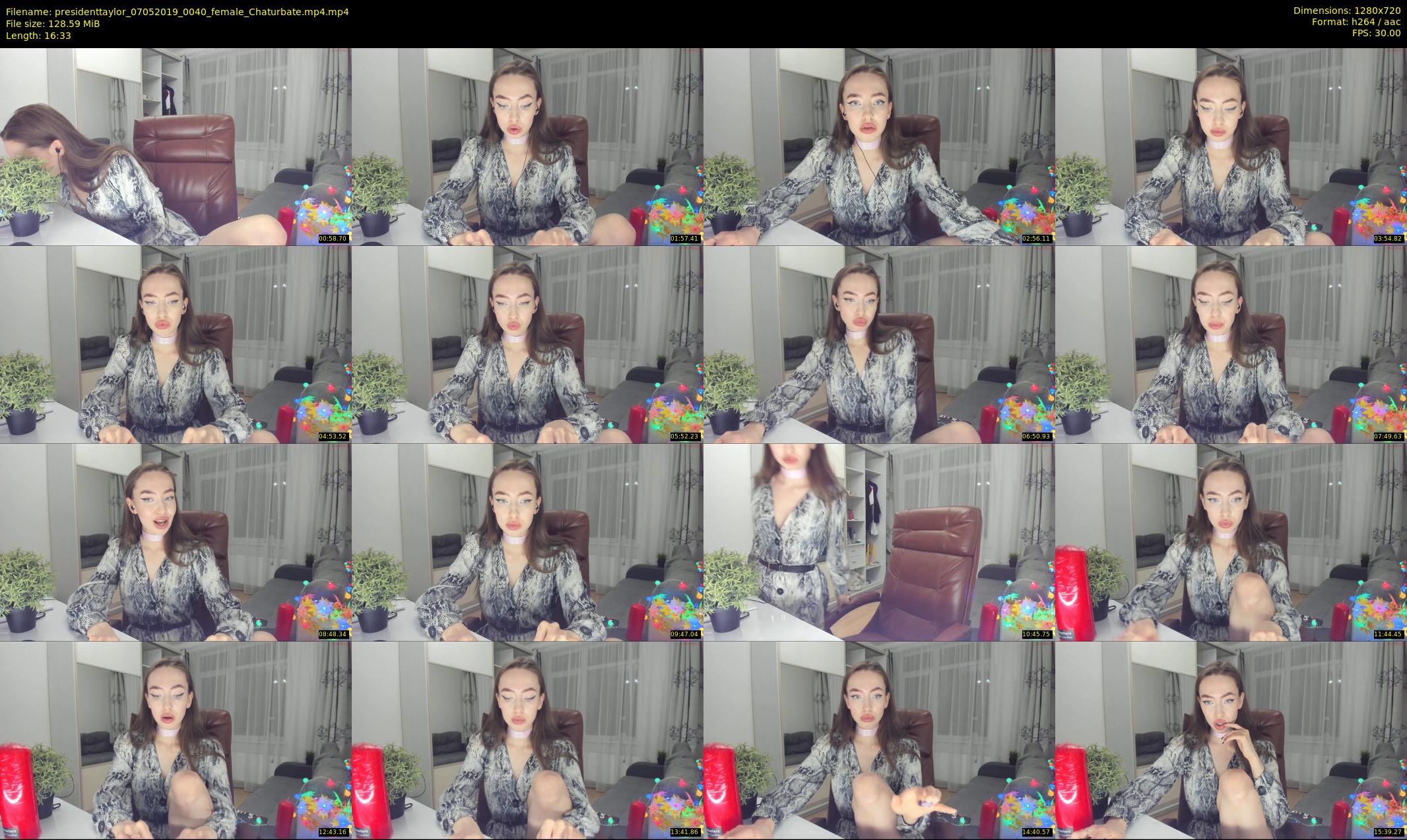 presidenttaylor — 17 minute Chaturbate female cam show recording, 720p, May 7, 2019