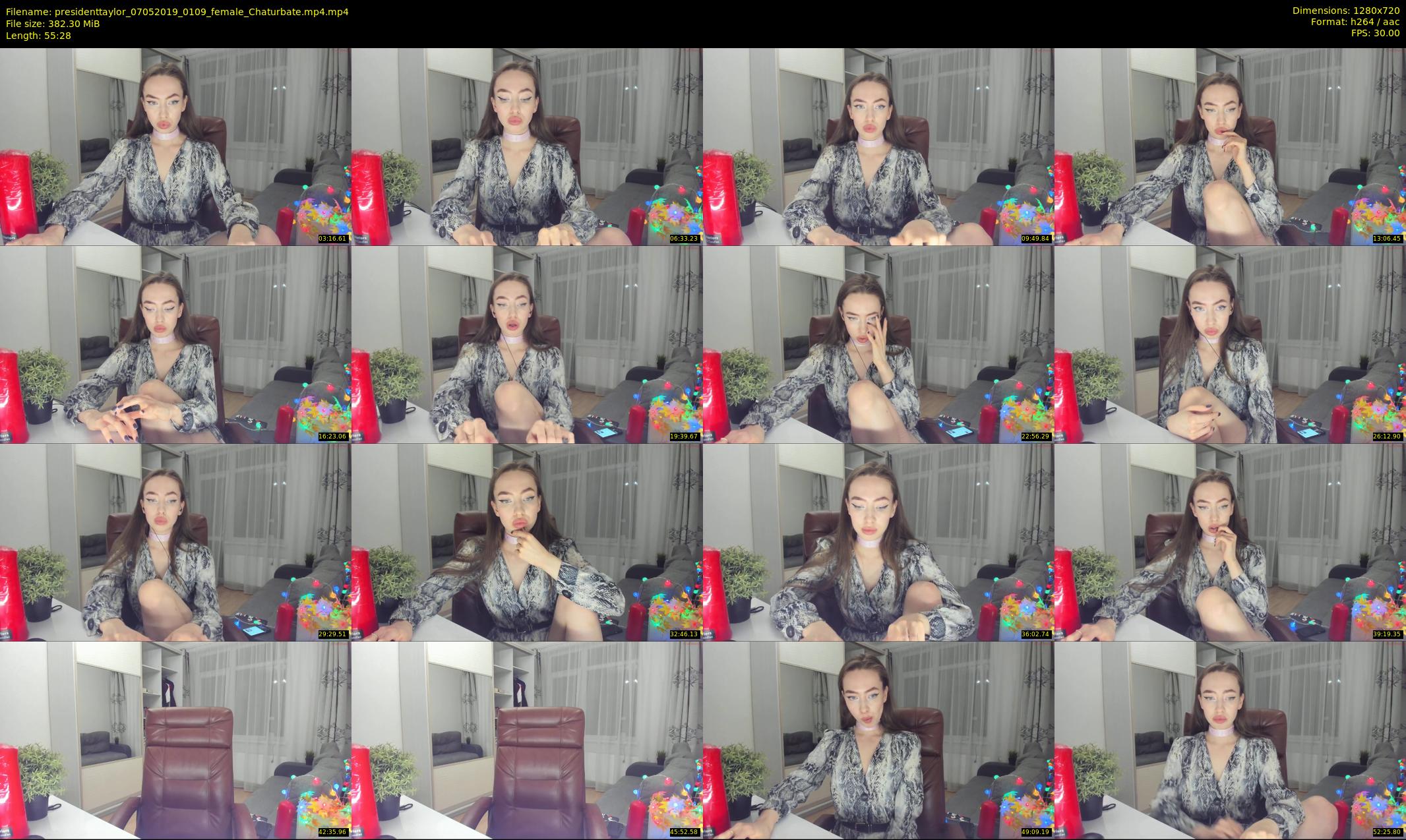 presidenttaylor — 56 minute Chaturbate female cam show recording, 720p, May 7, 2019