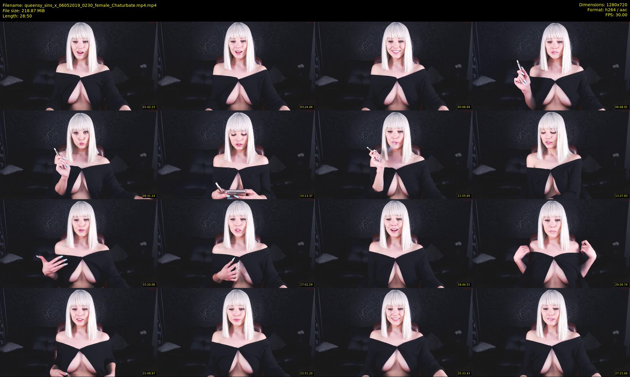 queensy_sins_x — 29 minute Chaturbate female cam show recording, 720p, May 6, 2019