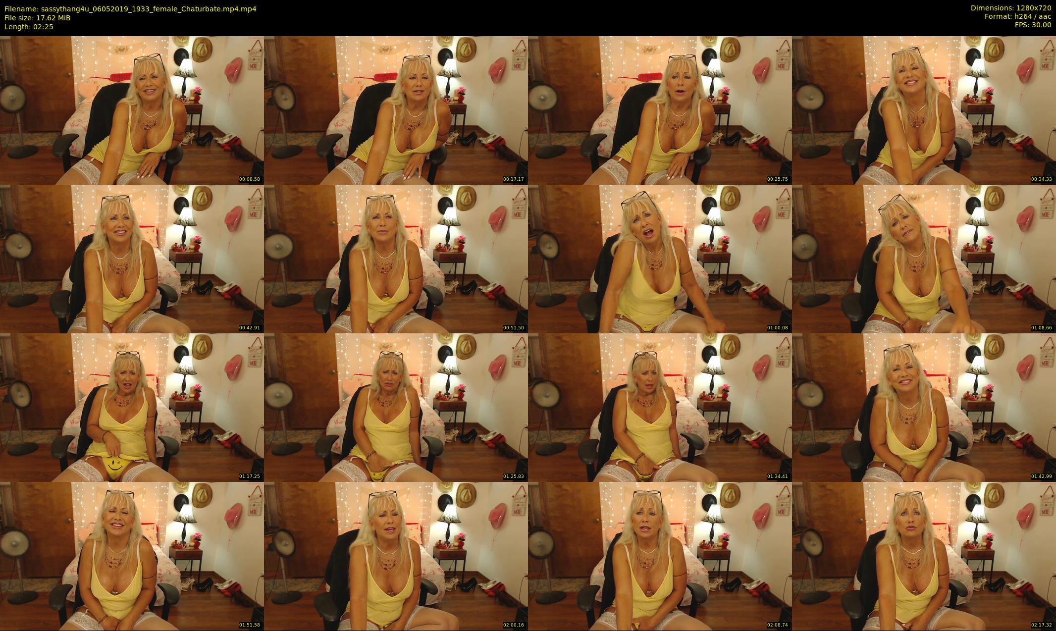sassythang4u — 3 minute Chaturbate female cam show recording, 720p, May 6, 2019