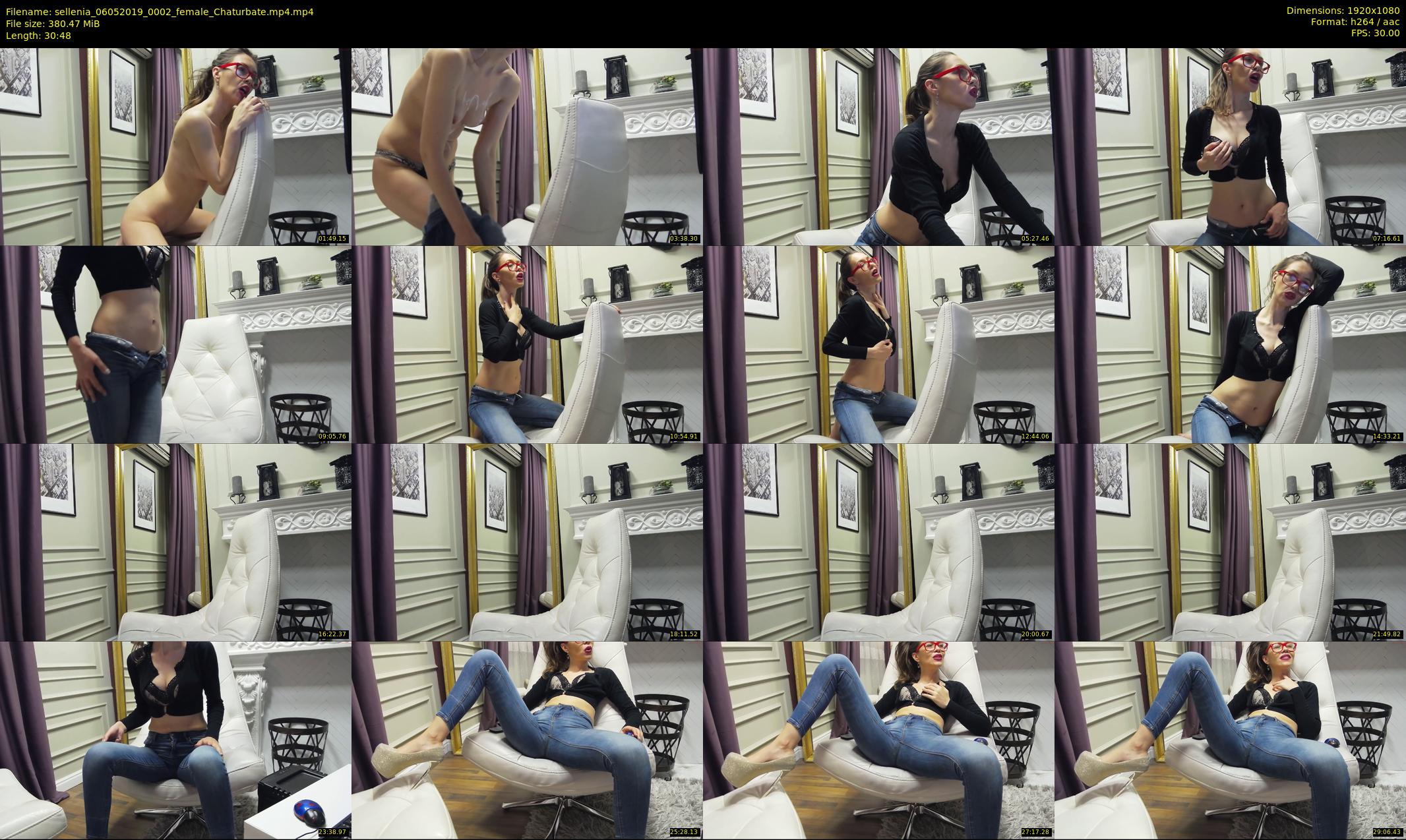 sellenia — 31 minute Chaturbate female cam show recording, 1080p, May 6, 2019
