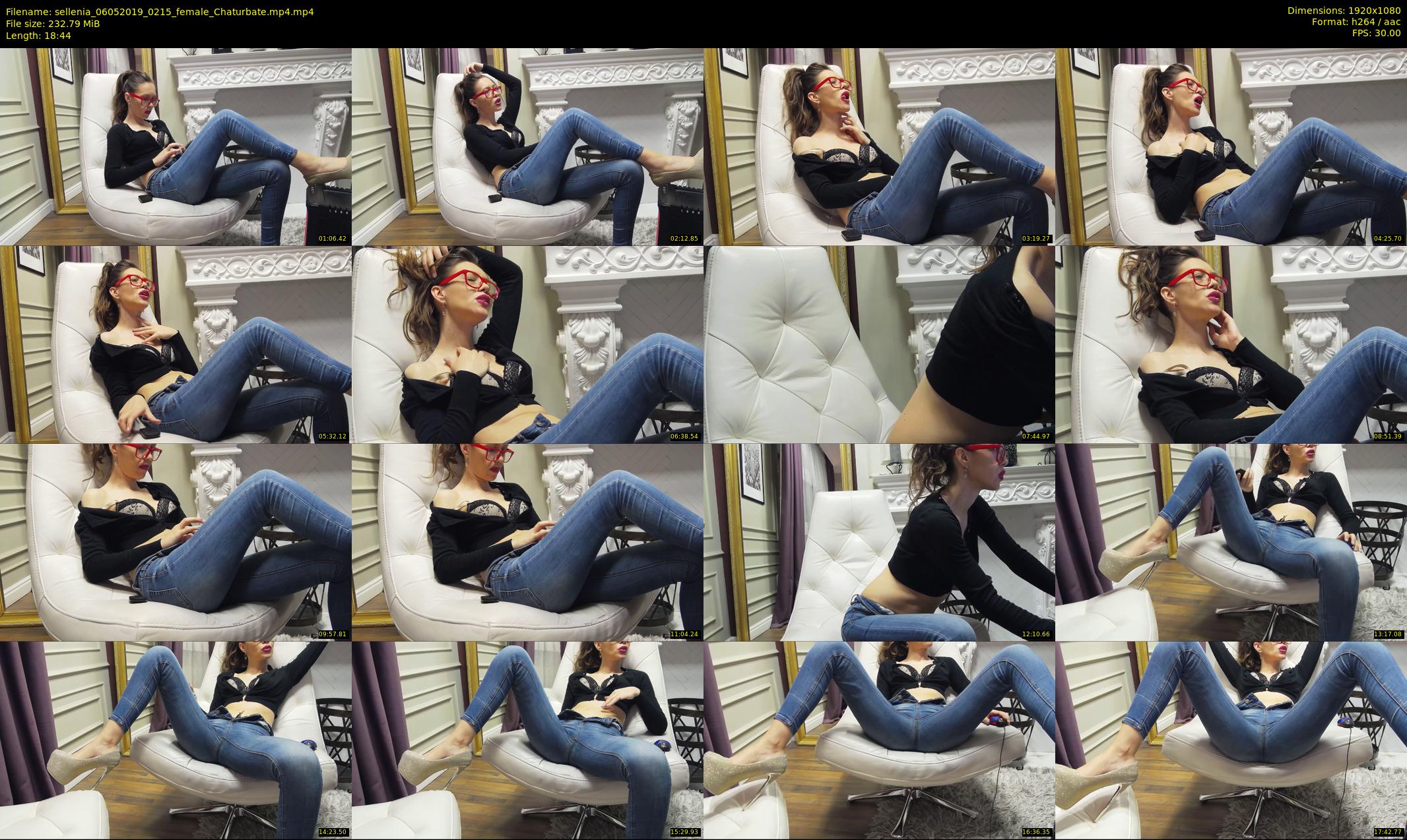 sellenia — 19 minute Chaturbate female cam show recording, 1080p, May 6, 2019