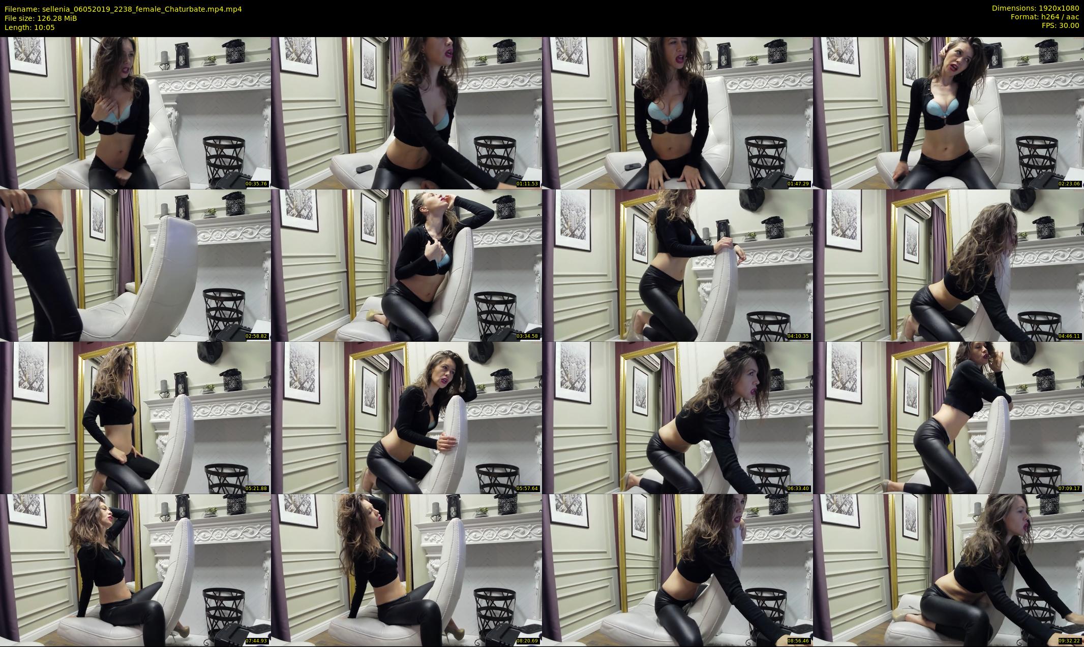 sellenia — 11 minute Chaturbate female cam show recording, 1080p, May 6, 2019