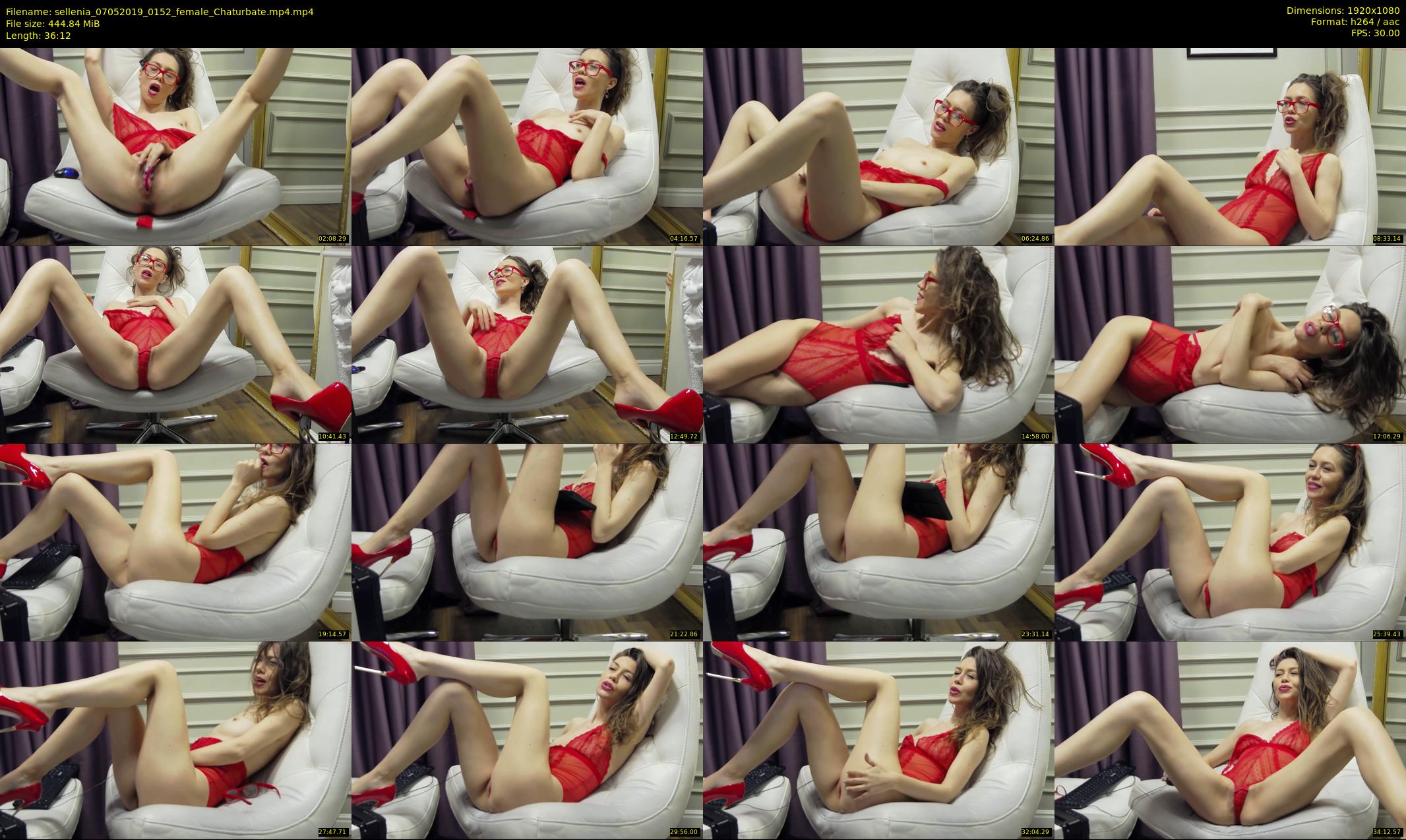 sellenia — 37 minute Chaturbate female cam show recording, 1080p, May 7, 2019