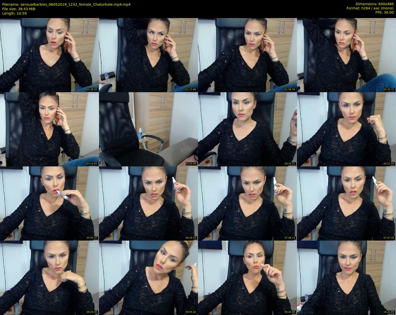 sensualbarbies — 11 minute Chaturbate female cam show recording, 480p, May 6, 2019
