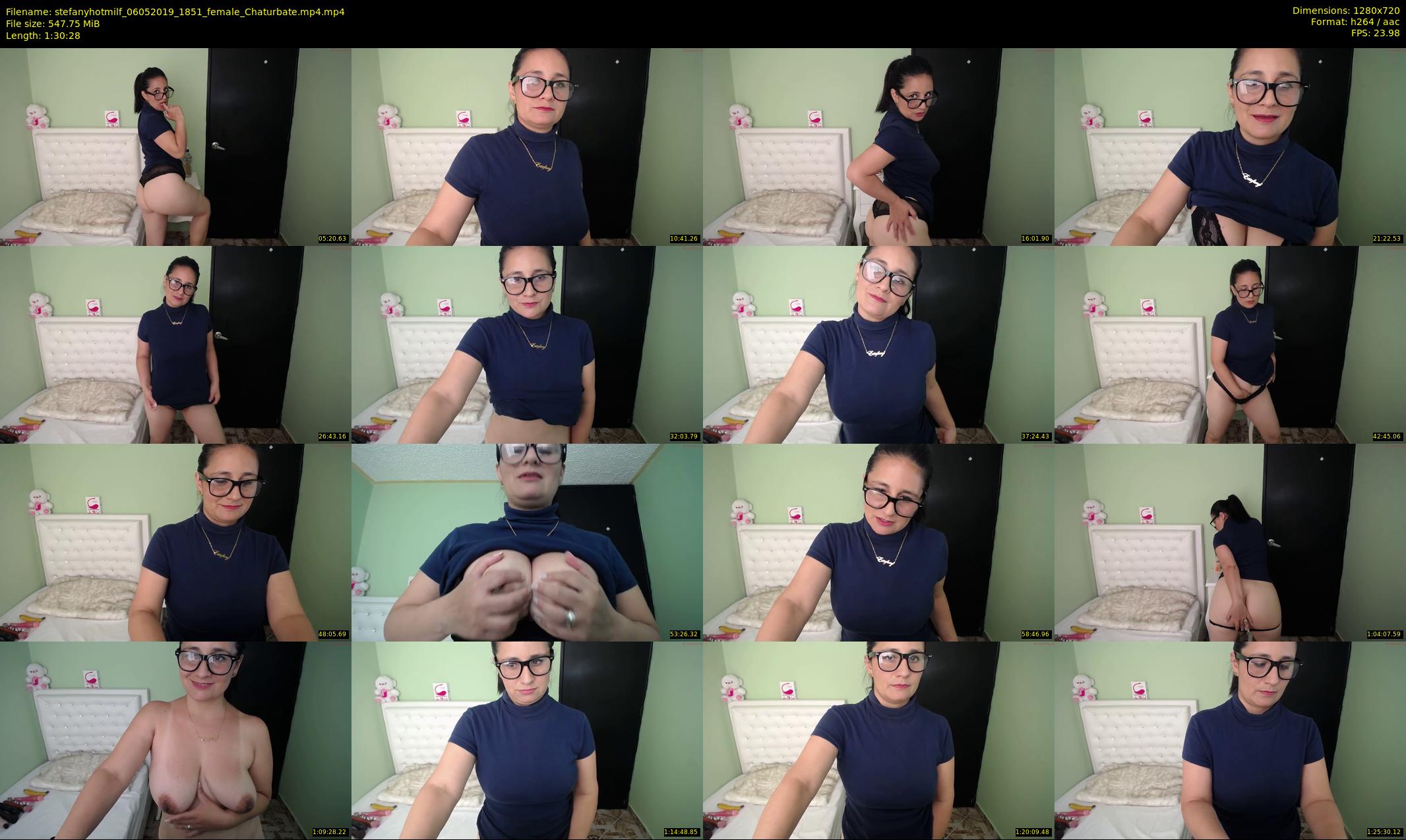 stefanyhotmilf — 91 minute Chaturbate female cam show recording, 720p, May 6, 2019