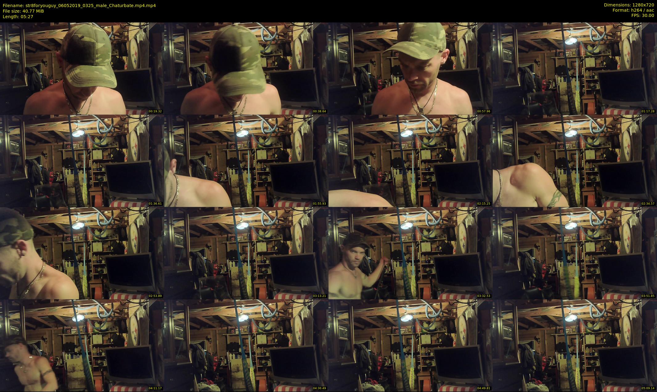 str8foryouguy — 6 minute Chaturbate male cam show recording, 720p, May 6, 2019