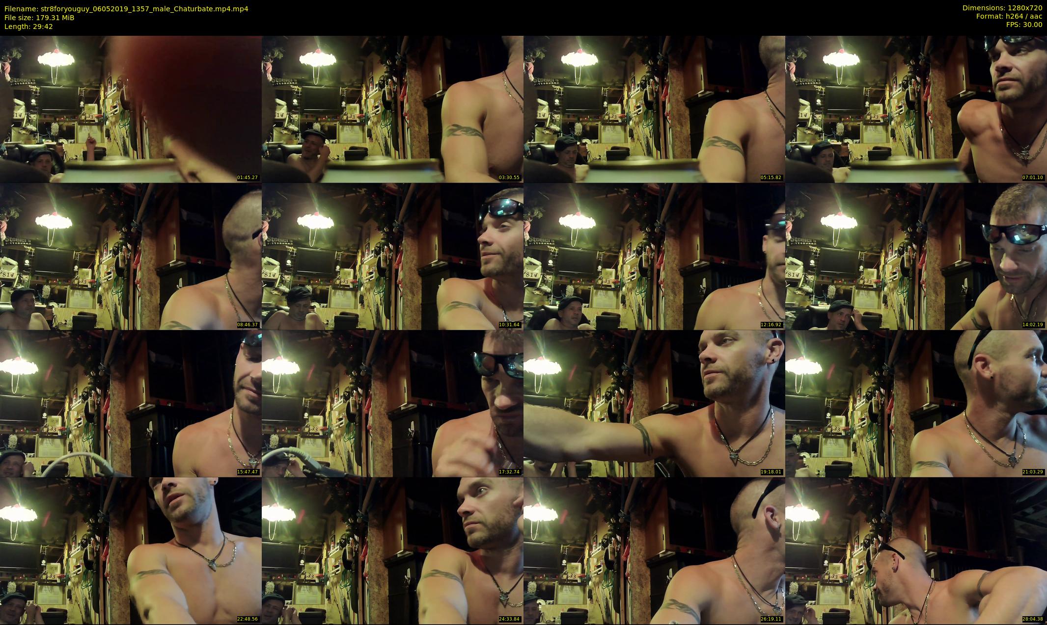 str8foryouguy — 30 minute Chaturbate male cam show recording, 720p, May 6, 2019