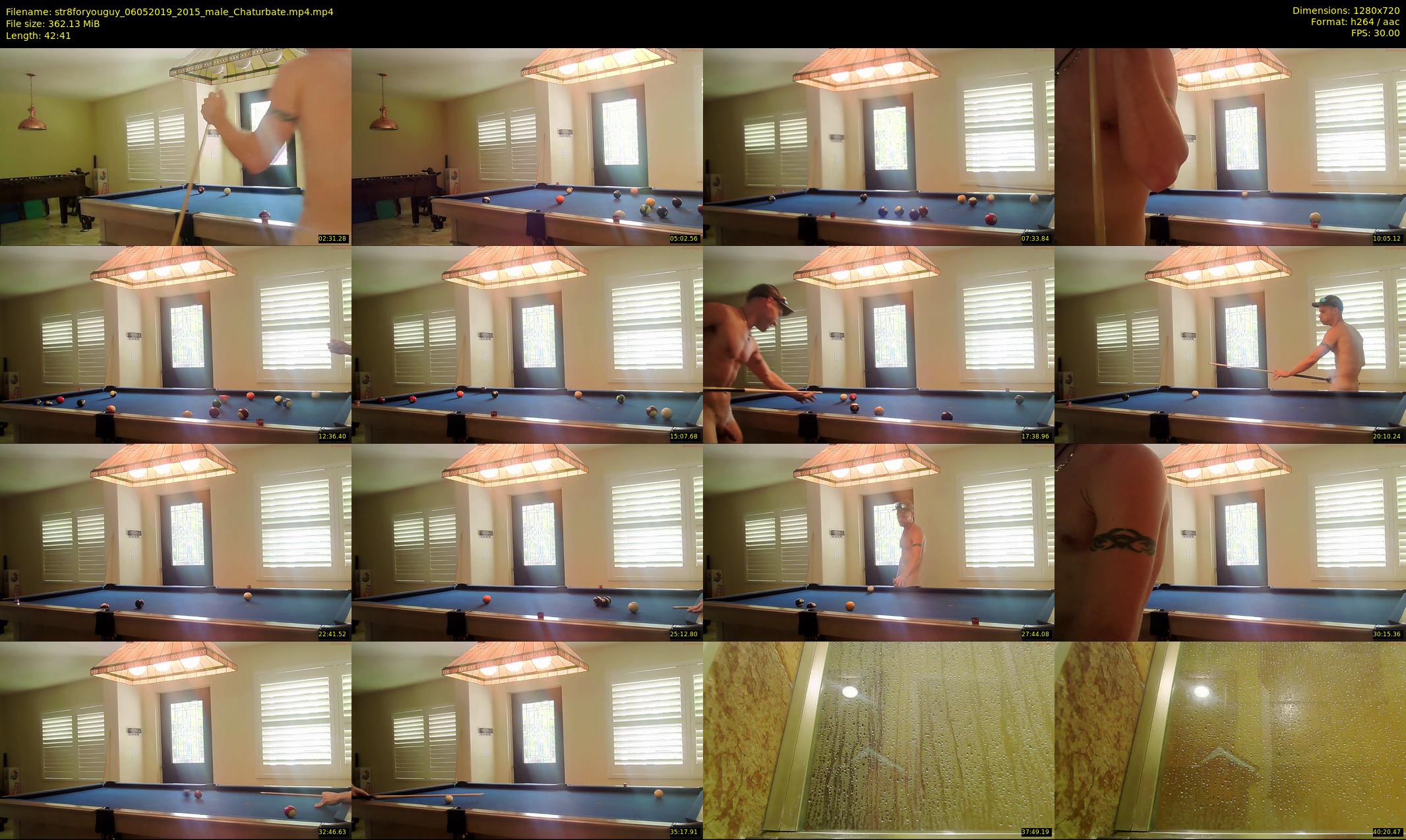 str8foryouguy — 43 minute Chaturbate male cam show recording, 720p, May 6, 2019