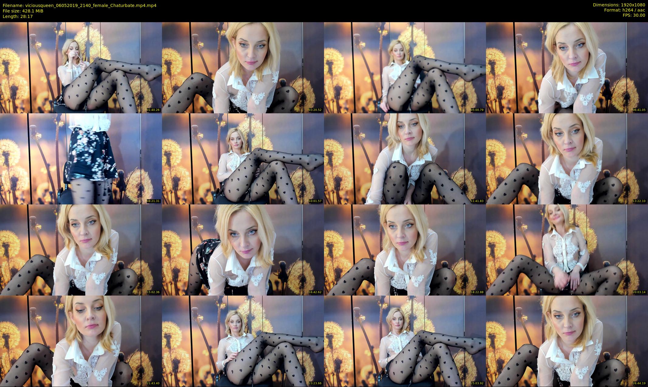 viciousqueen — 29 minute Chaturbate female cam show recording, 1080p, May 6, 2019