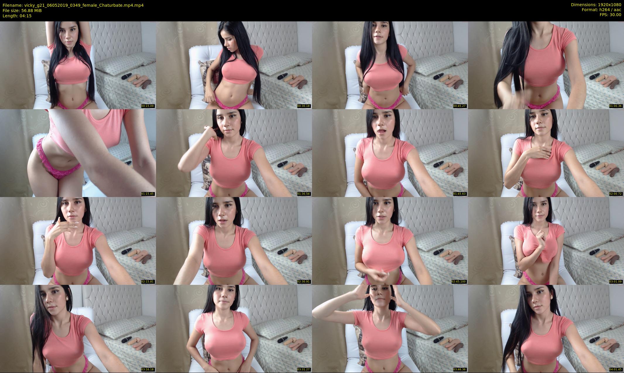 vicky_g21 — 5 minute Chaturbate female cam show recording, 1080p, May 6, 2019
