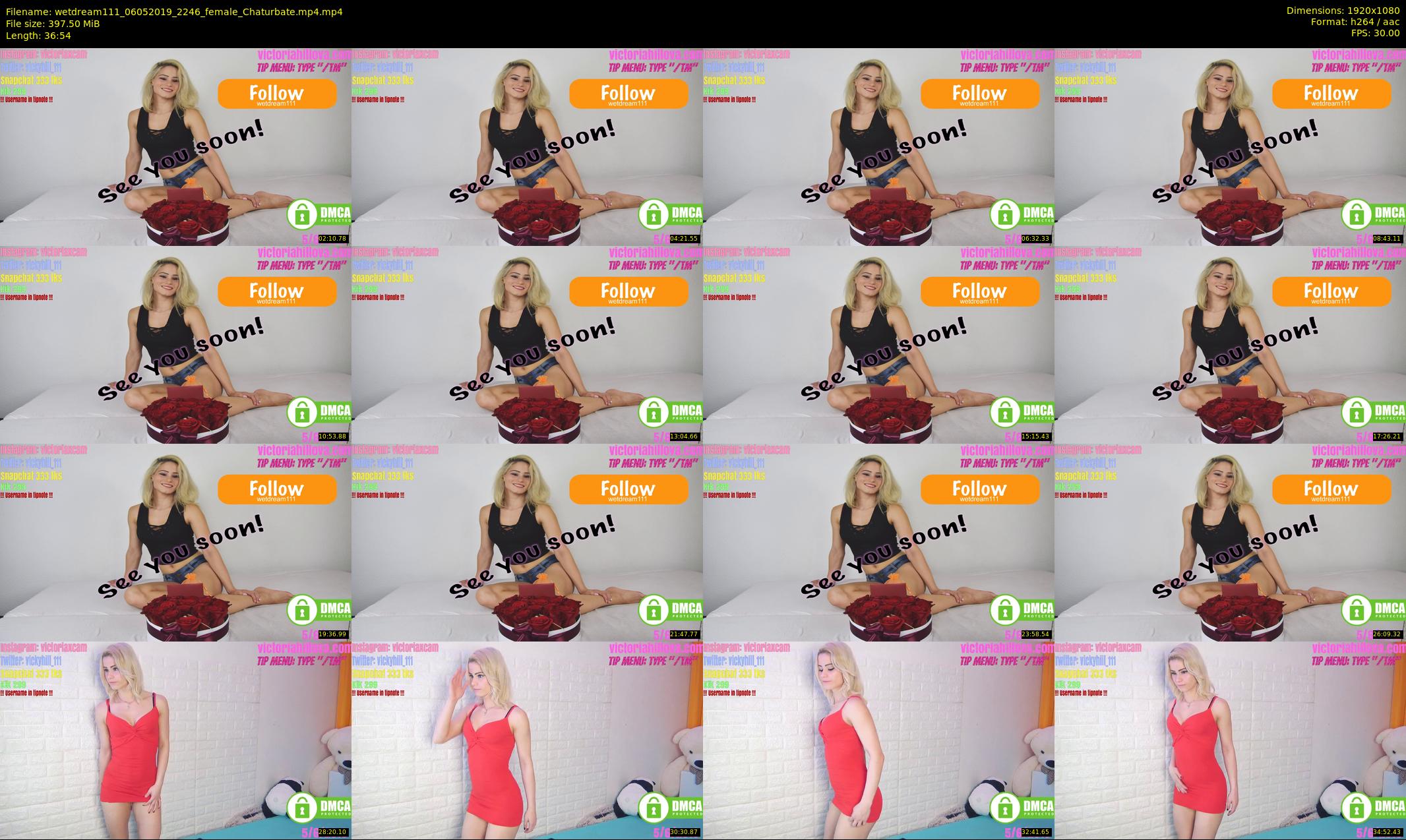 wetdream111 — 37 minute Chaturbate couple cam show recording, 1080p, May 6, 2019