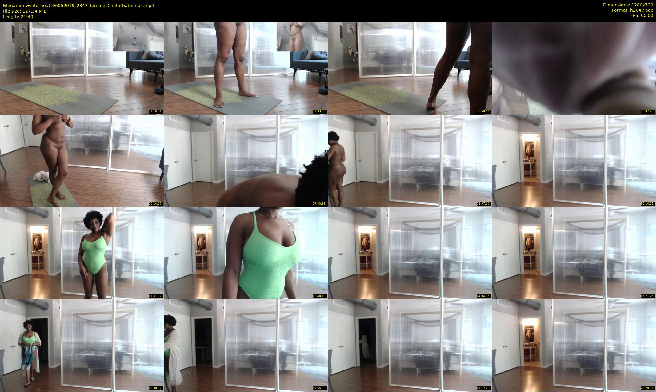 wynterheat — 22 minute Chaturbate female cam show recording, 720p, May 6, 2019