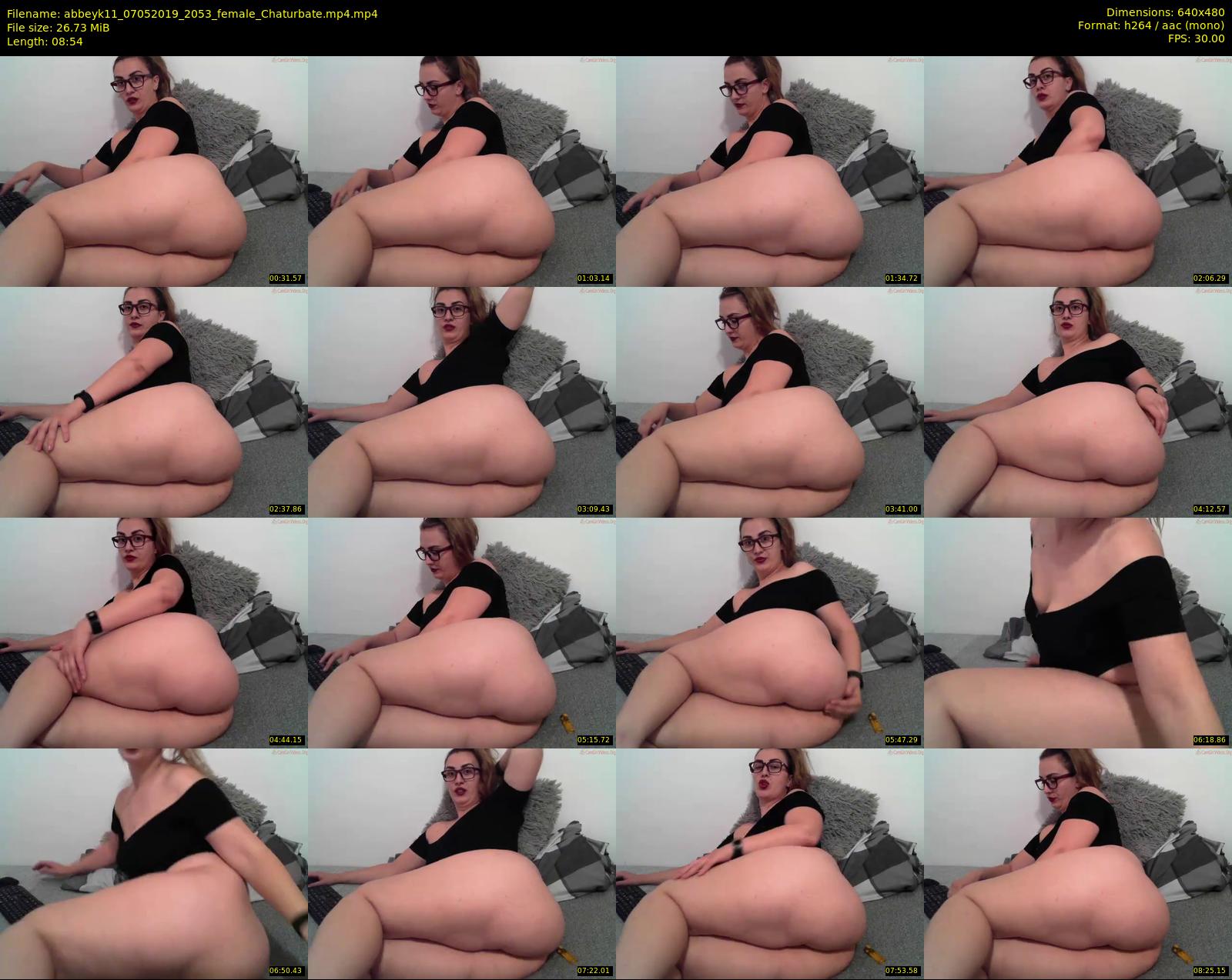 abbeyk11 — 9 minute Chaturbate female cam show recording, 480p, May 7, 2019