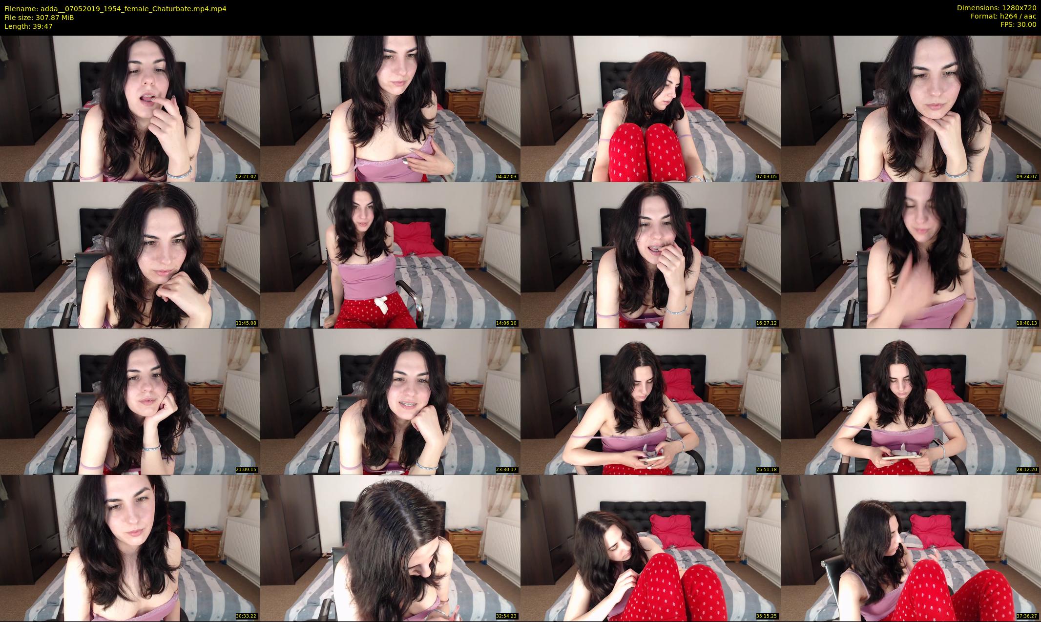 adda_ — 40 minute Chaturbate female cam show recording, 720p, May 7, 2019