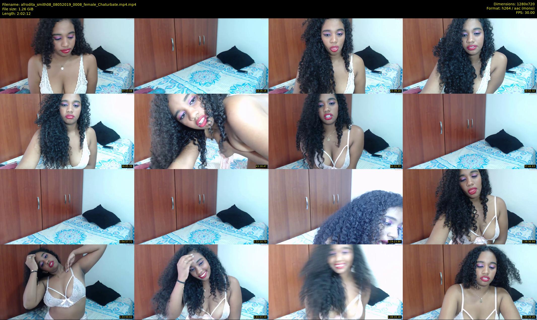 afrodita_smith08 — 123 minute Chaturbate female cam show recording, 720p, May 8, 2019
