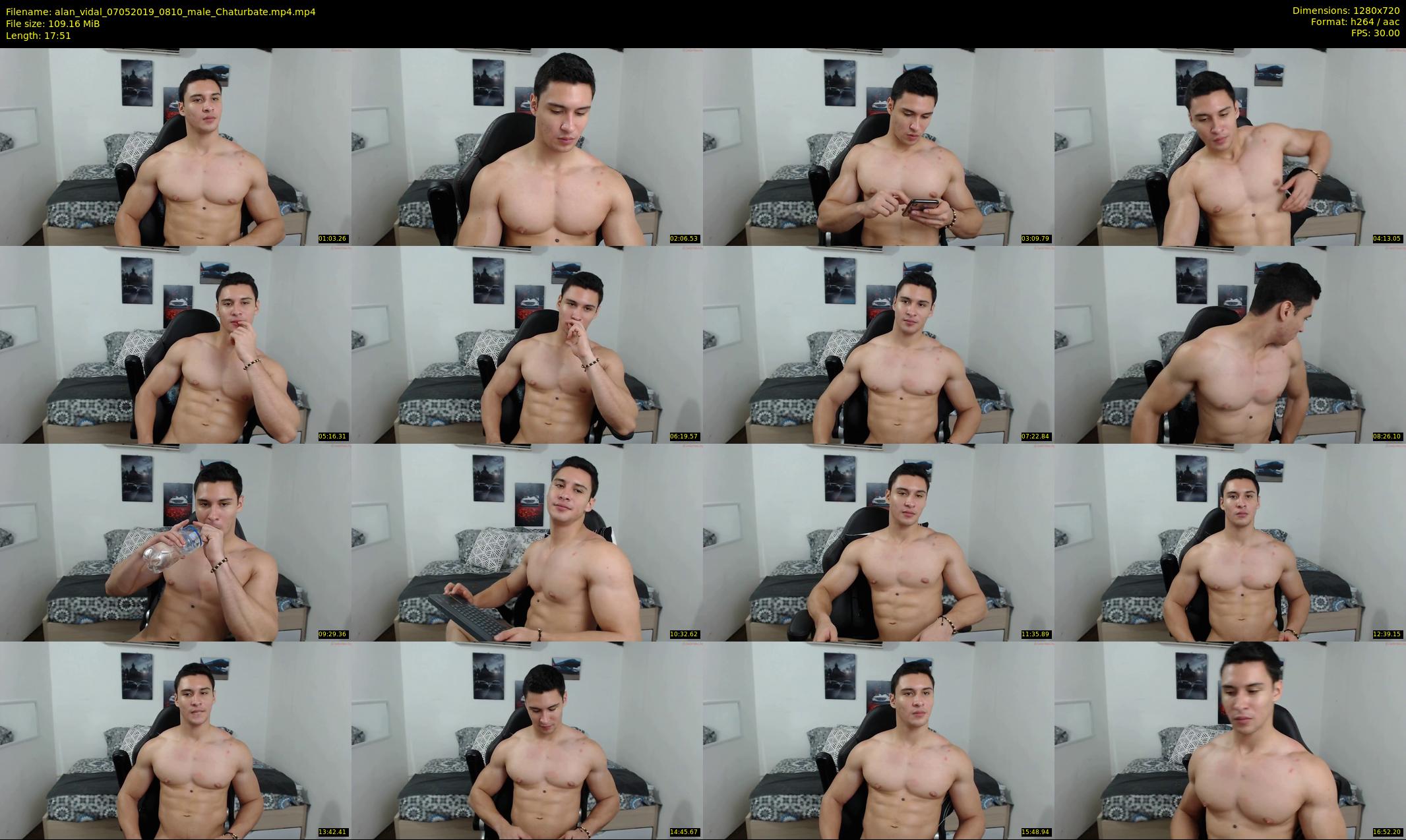 alan_vidal — 18 minute Chaturbate male cam show recording, 720p, May 7, 2019