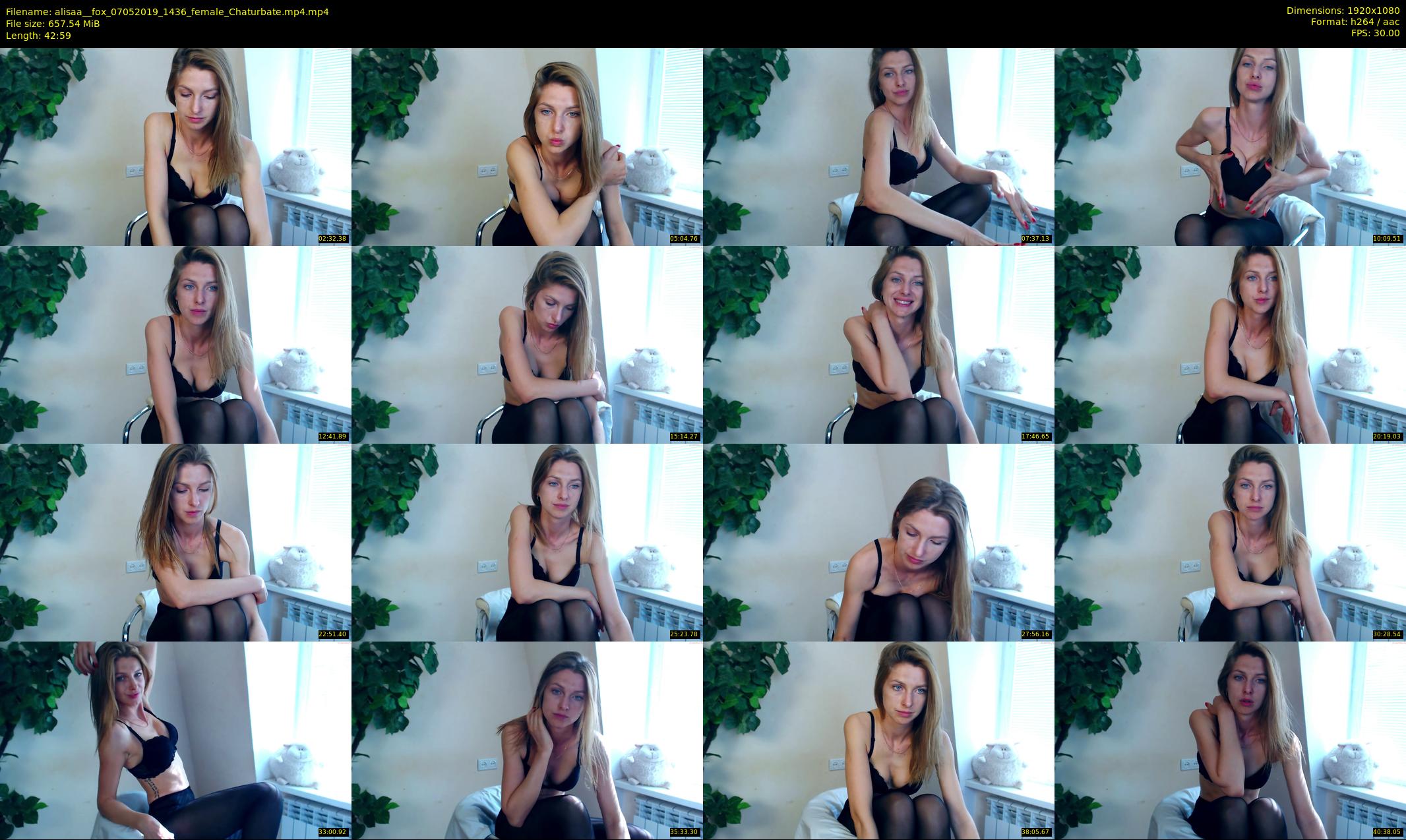 alisaa__fox — 43 minute Chaturbate female cam show recording, 1080p, May 7, 2019