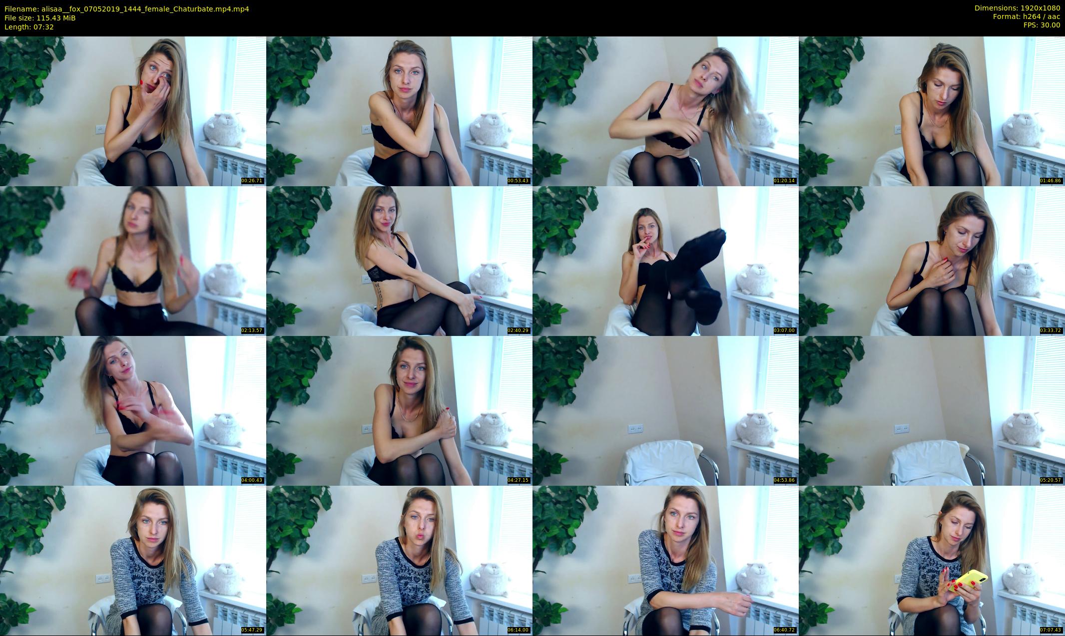 alisaa__fox — 8 minute Chaturbate female cam show recording, 1080p, May 7, 2019