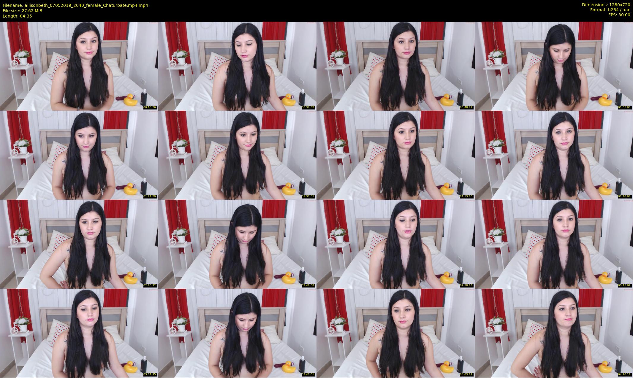 allisonbeth — 5 minute Chaturbate female cam show recording, 720p, May 7, 2019
