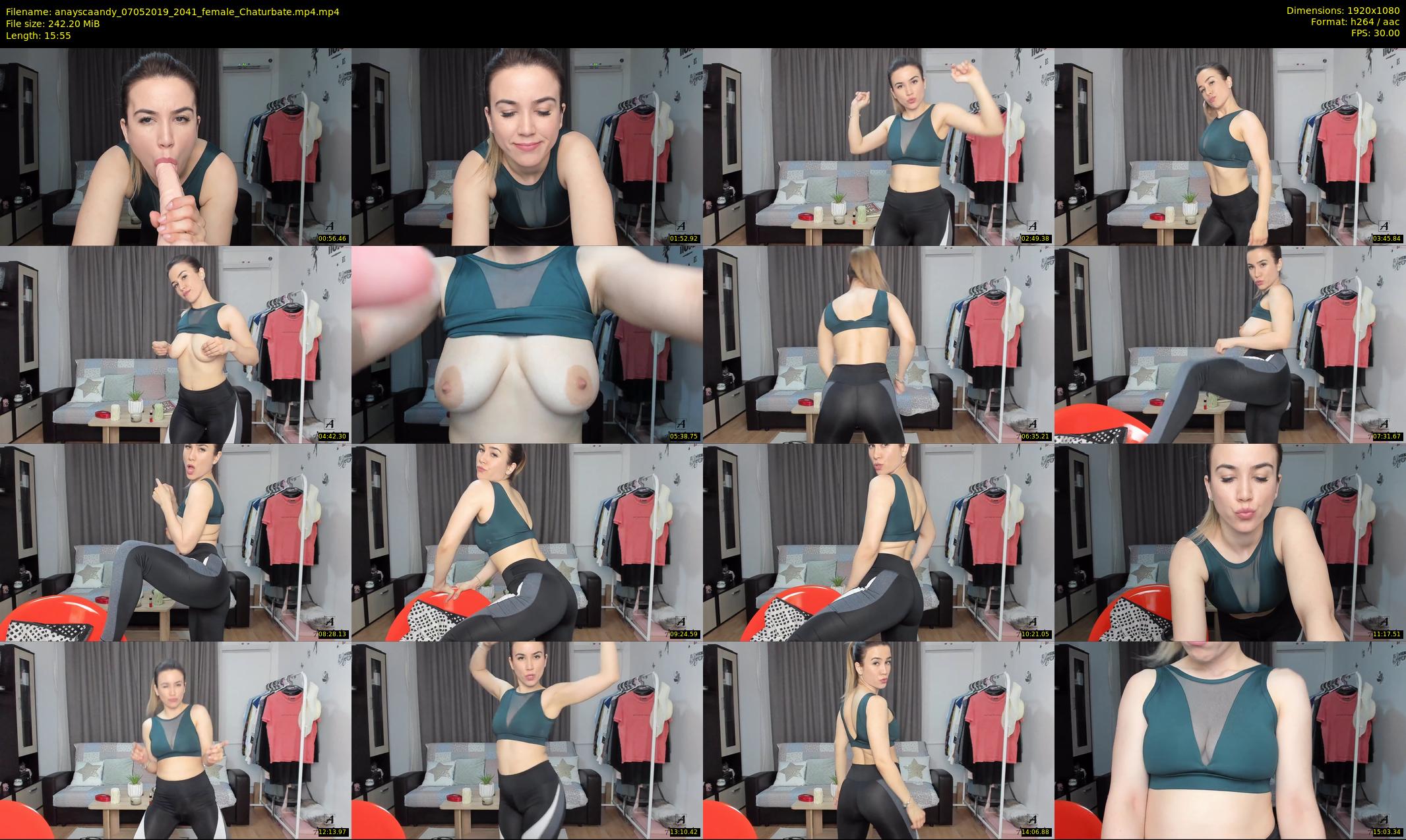 anayscaandy — 16 minute Chaturbate female cam show recording, 1080p, May 7, 2019