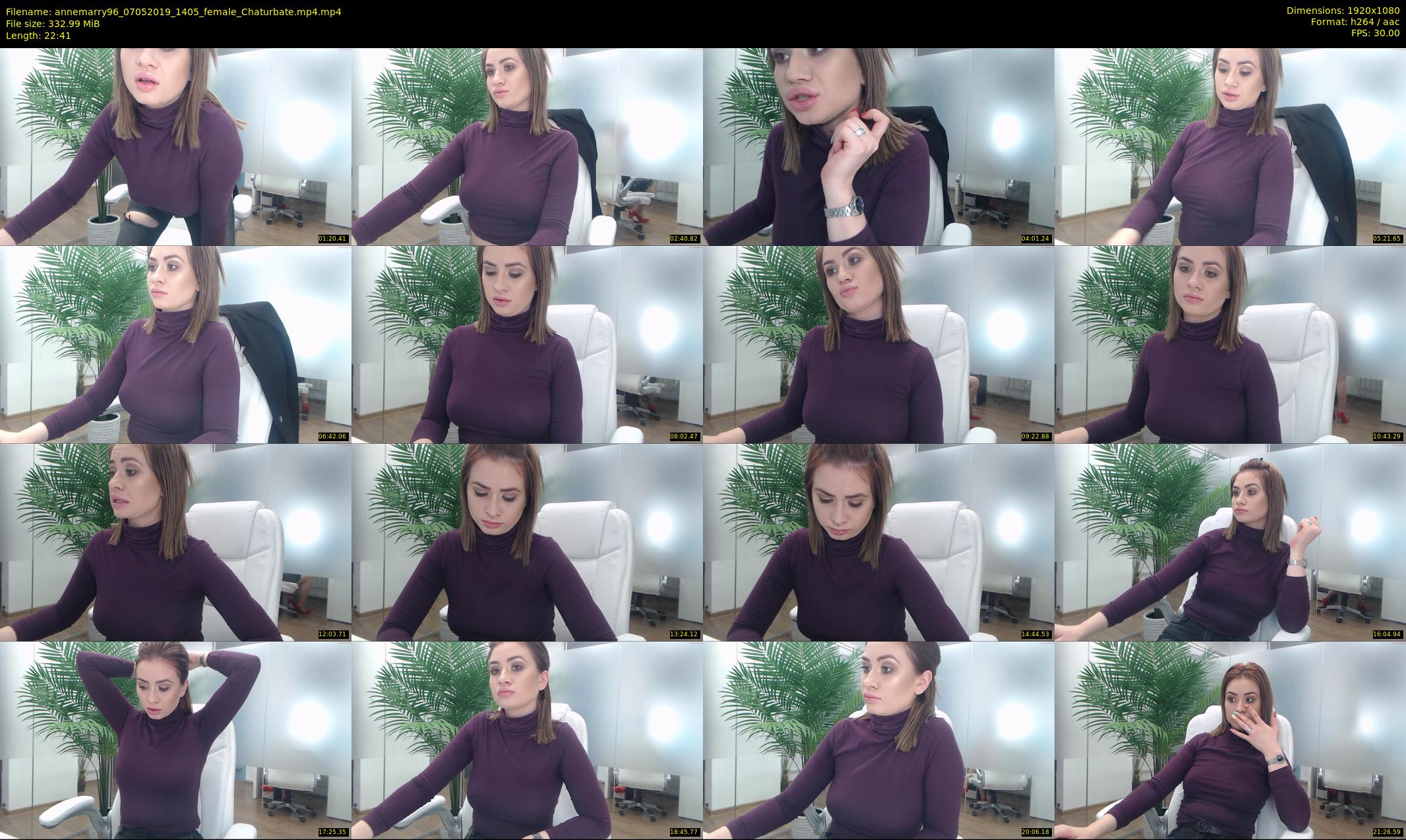 annemarry96 — 23 minute Chaturbate female cam show recording, 1080p, May 7, 2019
