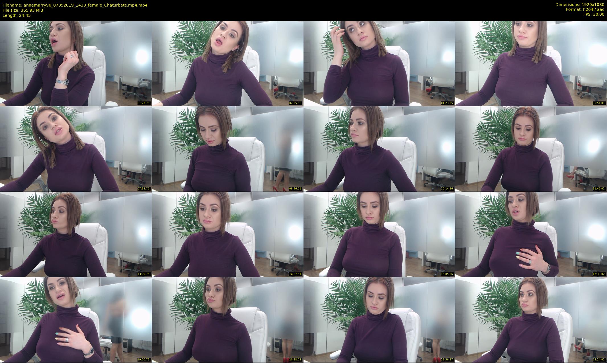 annemarry96 — 25 minute Chaturbate female cam show recording, 1080p, May 7, 2019
