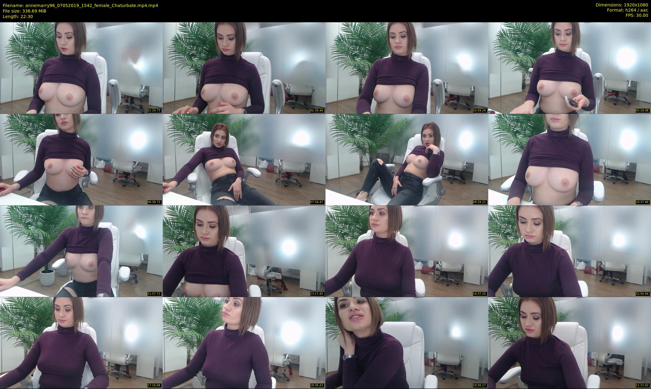 annemarry96 — 23 minute Chaturbate female cam show recording, 1080p, May 7, 2019