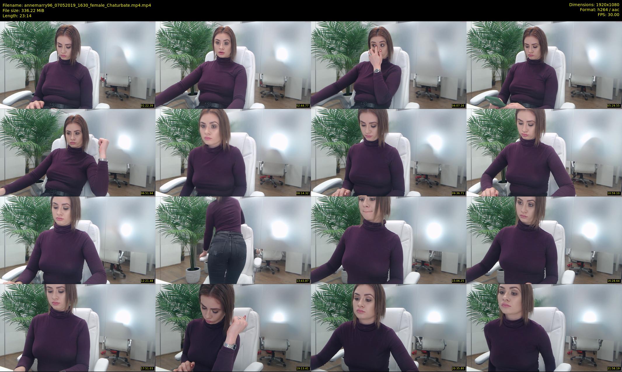 annemarry96 — 24 minute Chaturbate female cam show recording, 1080p, May 7, 2019