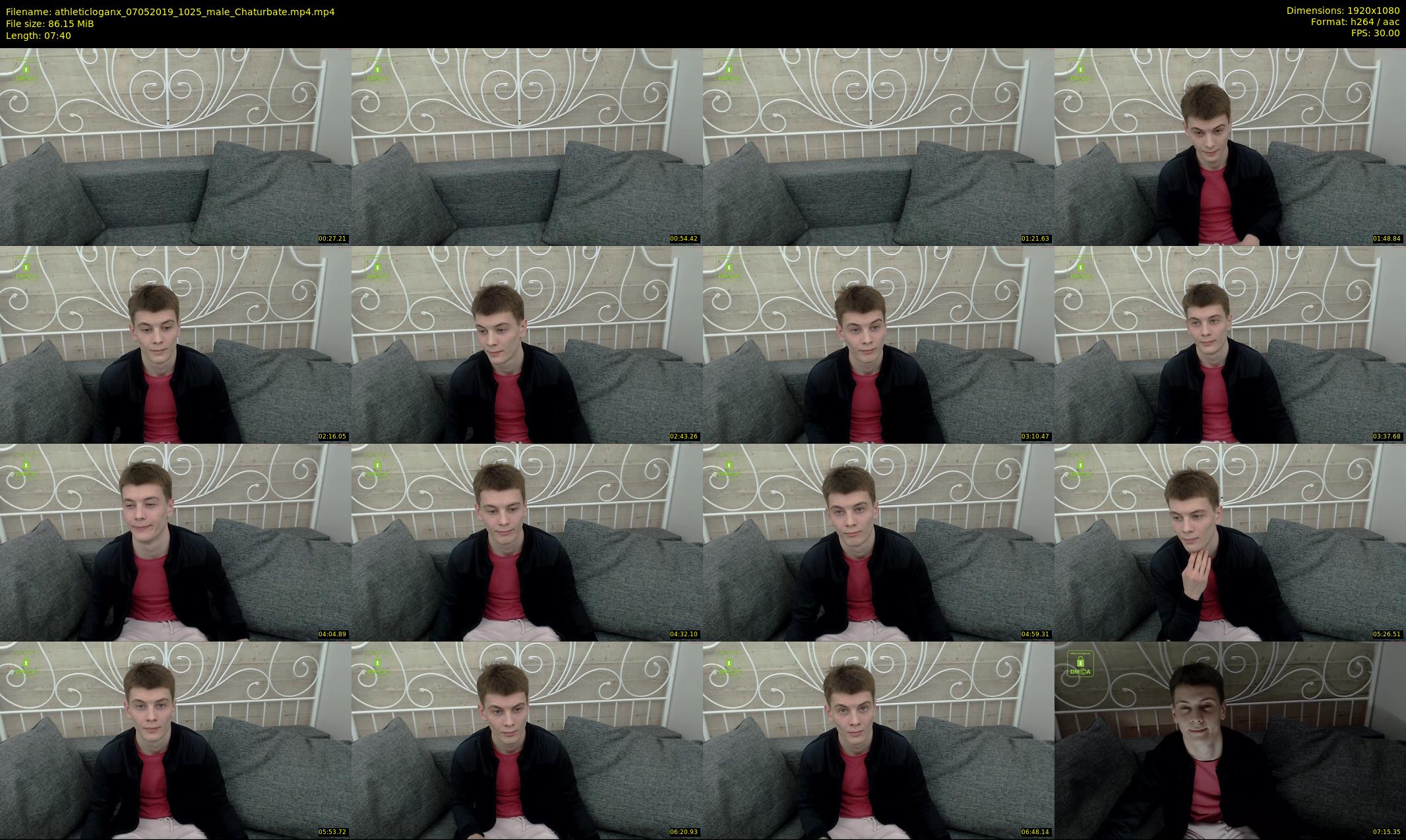 athleticloganx — 8 minute Chaturbate male cam show recording, 1080p, May 7, 2019