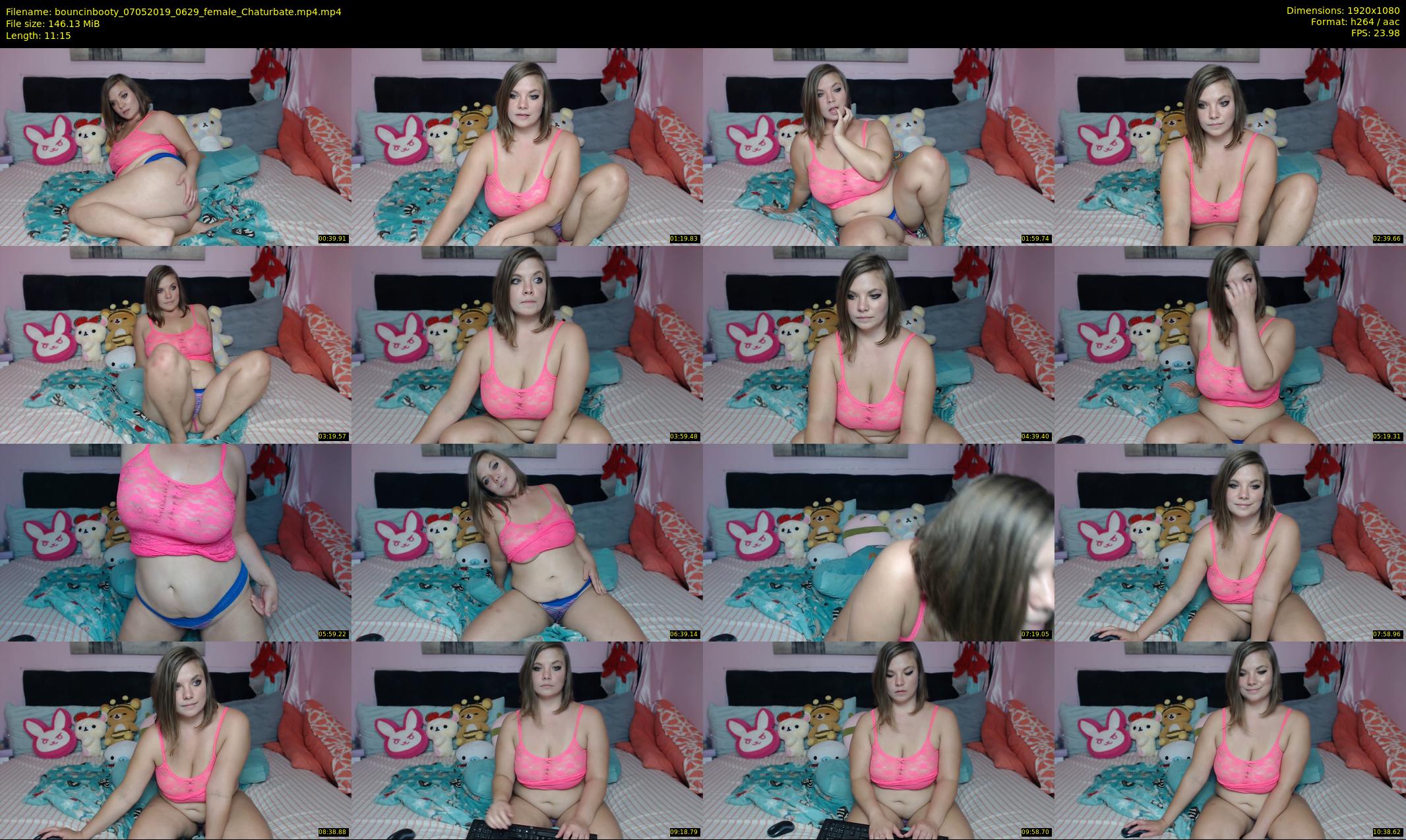 bouncinbooty — 12 minute Chaturbate female cam show recording, 1080p, May 7, 2019
