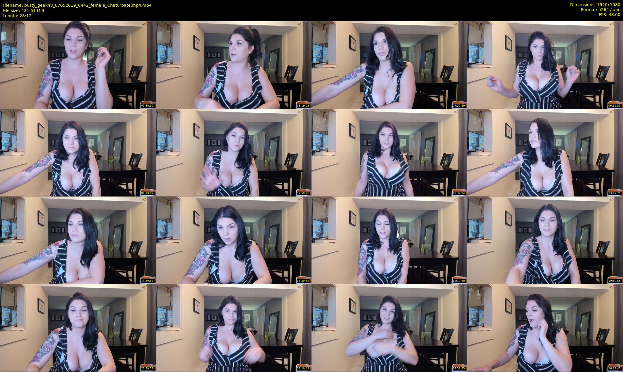 busty_geek48 — 29 minute Chaturbate female cam show recording, 1080p, May 7, 2019