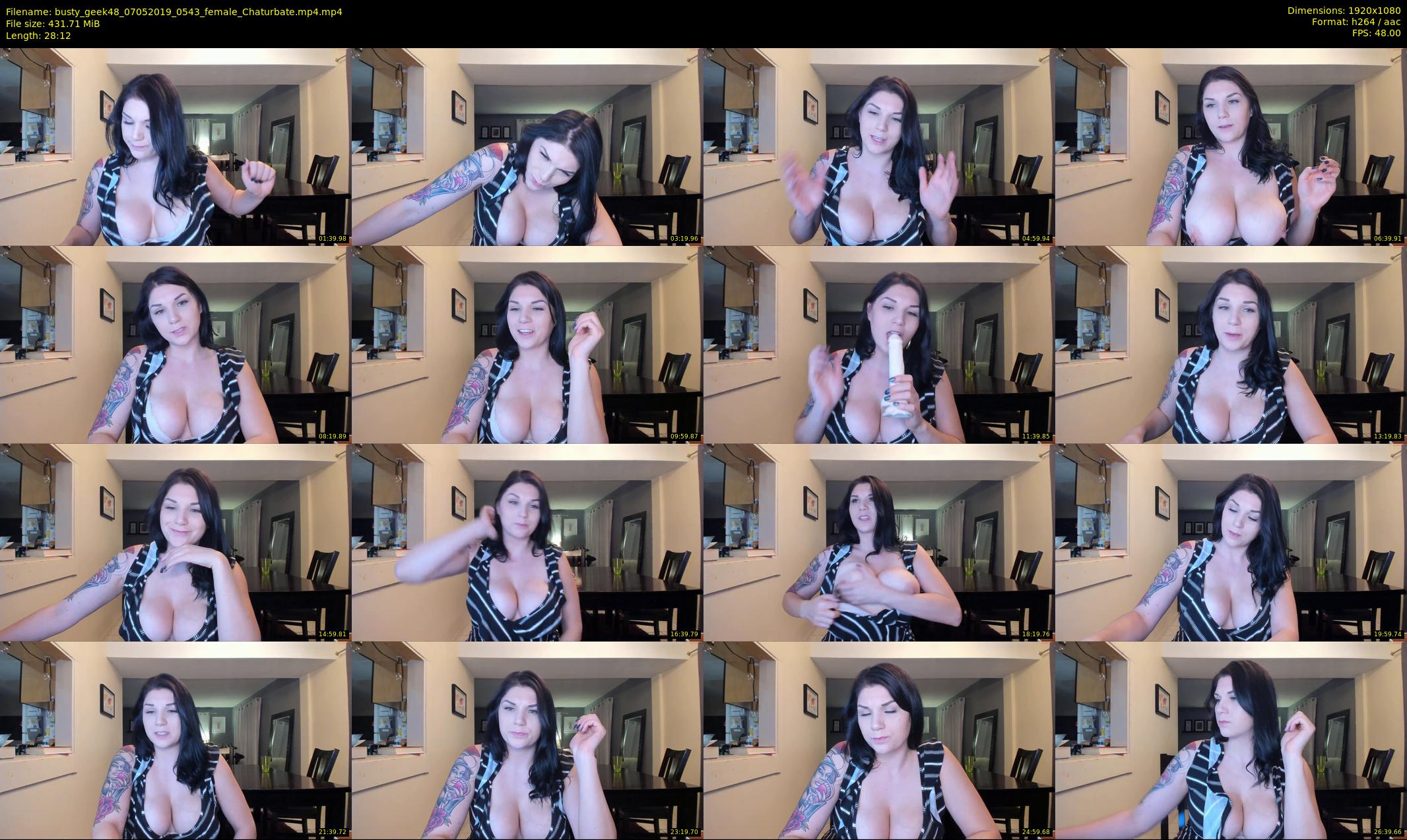 busty_geek48 — 29 minute Chaturbate female cam show recording, 1080p, May 7, 2019