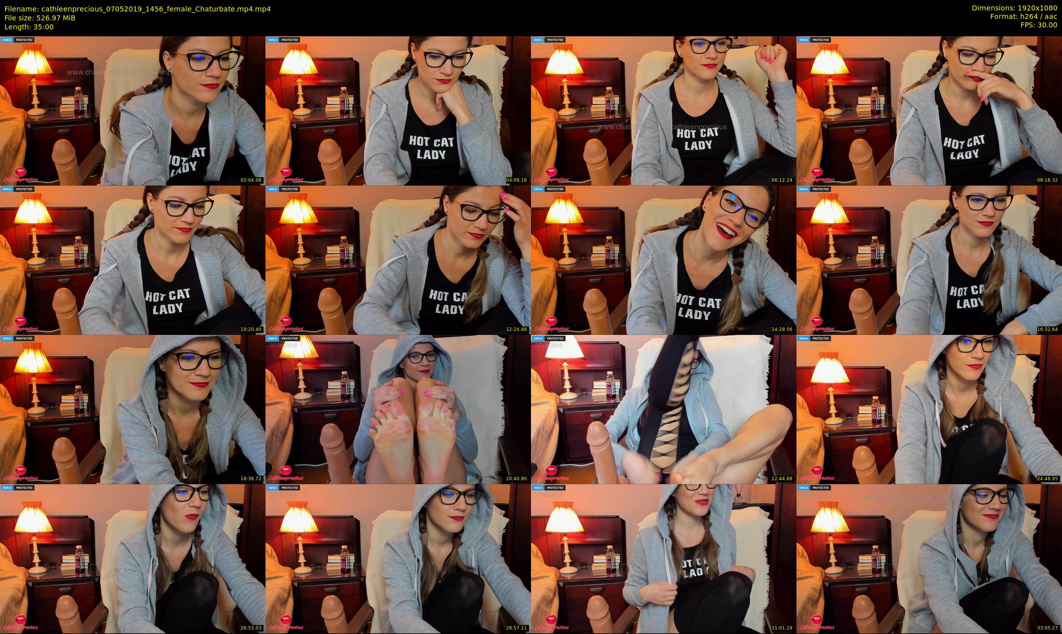 cathleenprecious — 35 minute Chaturbate female cam show recording, 1080p, May 7, 2019