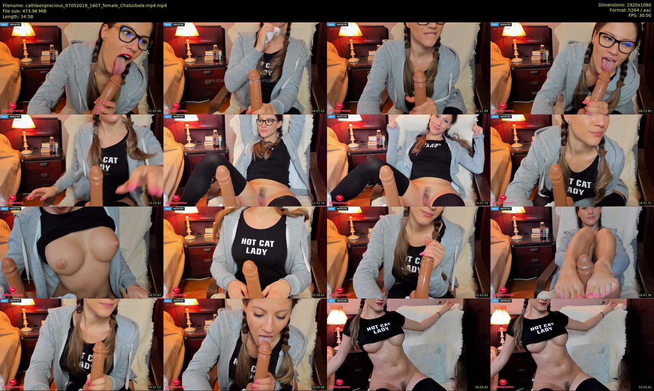 cathleenprecious — 35 minute Chaturbate female cam show recording, 1080p, May 7, 2019