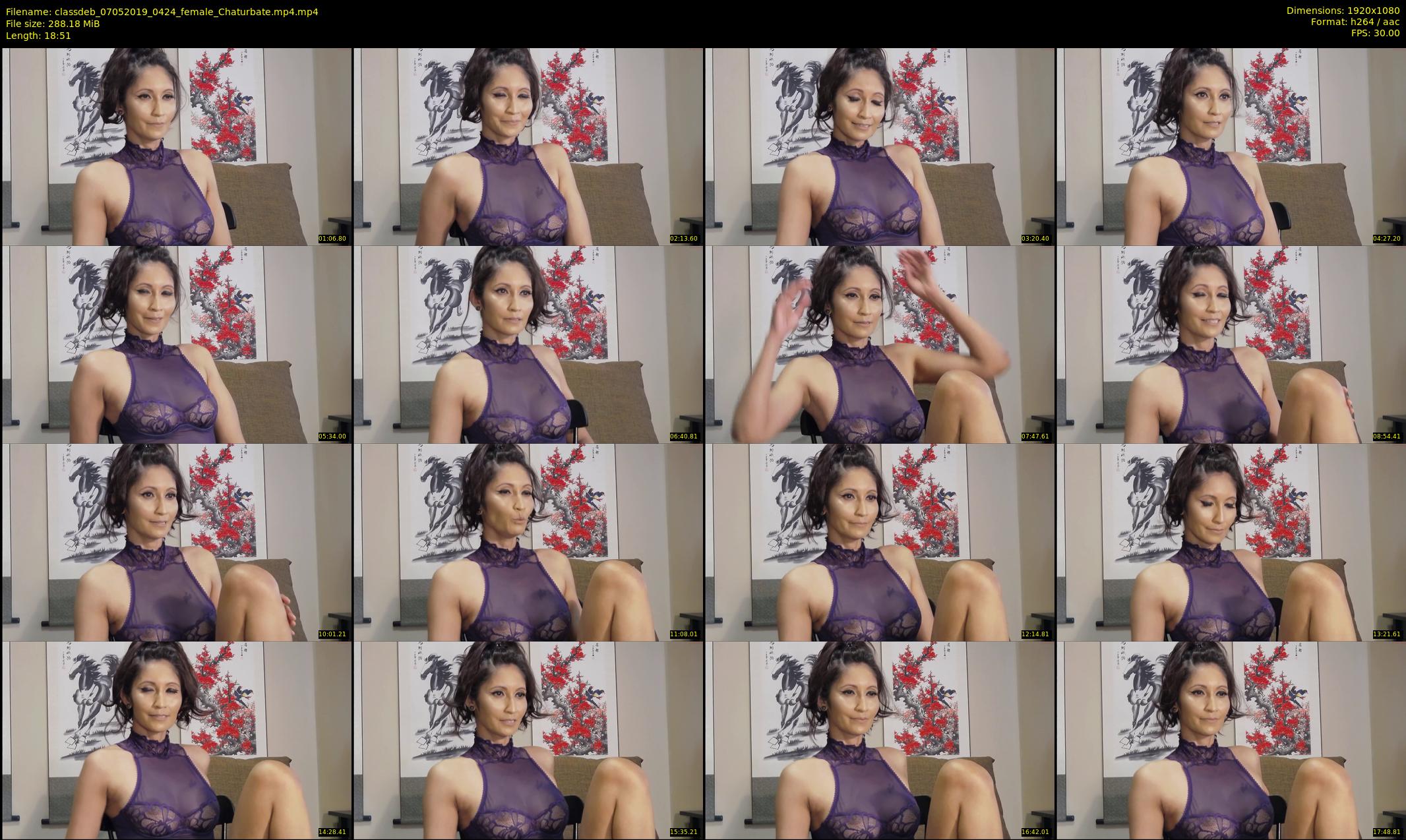 classdeb — 19 minute Chaturbate female cam show recording, 1080p, May 7, 2019