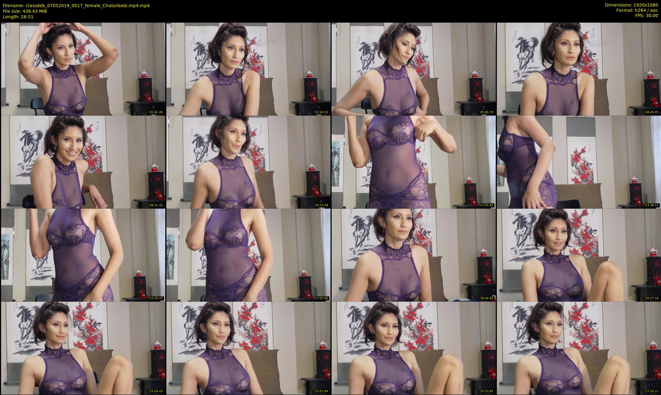 classdeb — 29 minute Chaturbate female cam show recording, 1080p, May 7, 2019