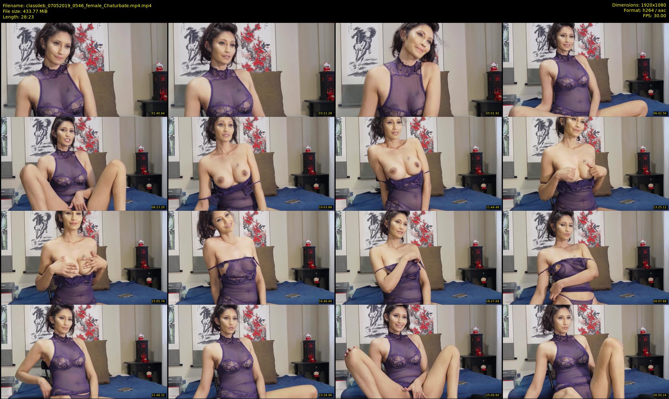 classdeb — 29 minute Chaturbate female cam show recording, 1080p, May 7, 2019