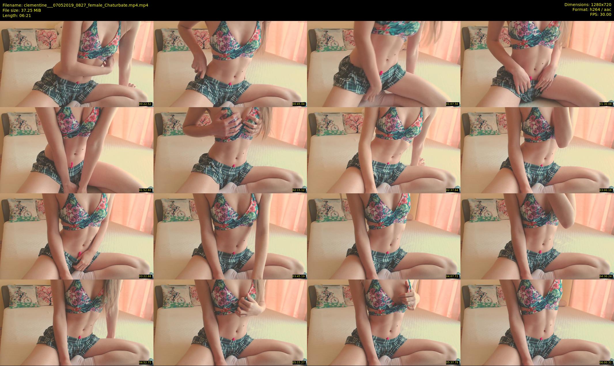 clementine__ — 7 minute Chaturbate female cam show recording, 720p, May 7, 2019