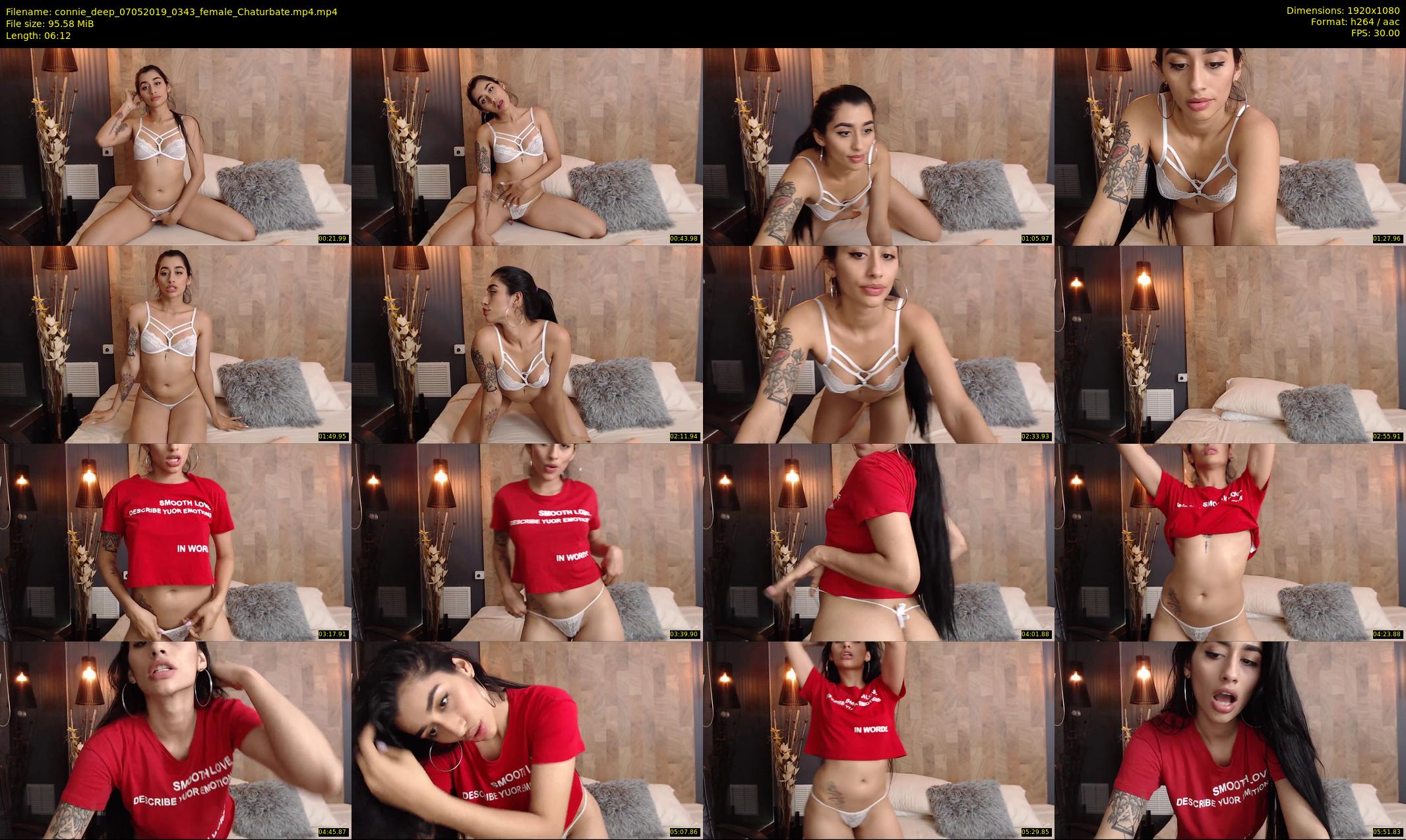 connie_deep — 7 minute Chaturbate female cam show recording, 1080p, May 7, 2019
