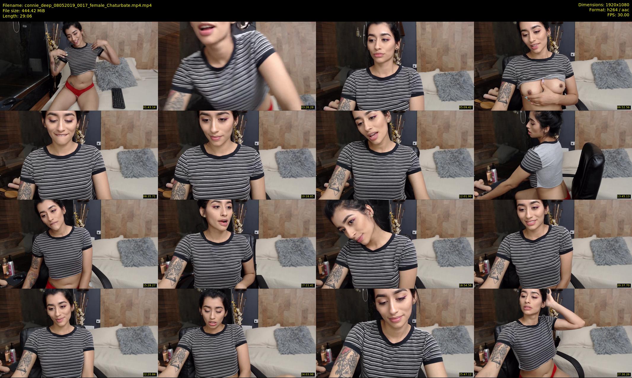 connie_deep — 30 minute Chaturbate female cam show recording, 1080p, May 8, 2019