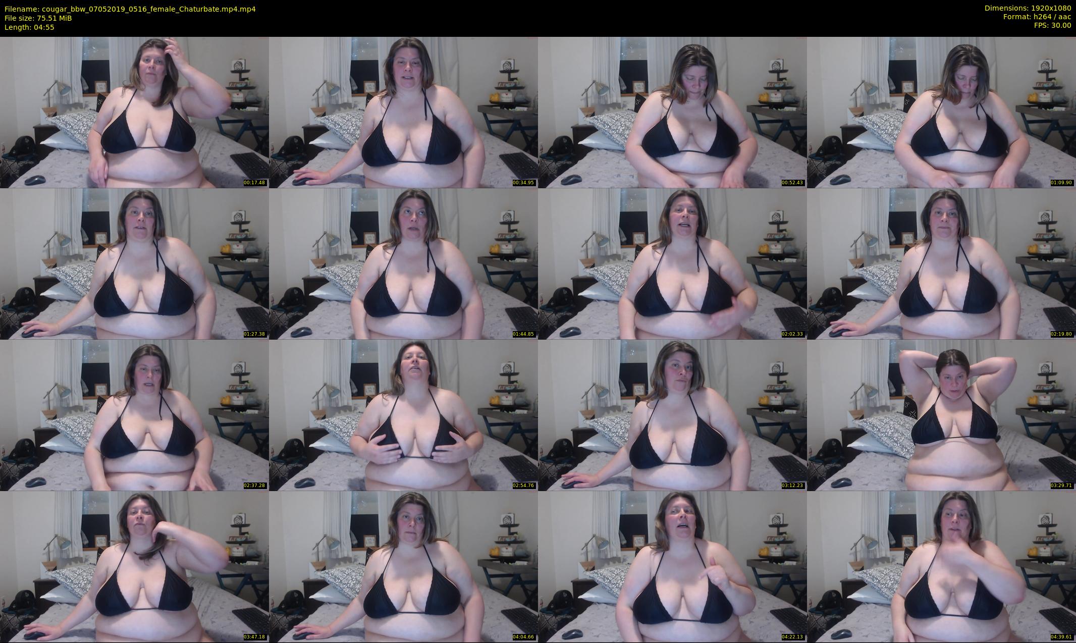 cougar_bbw — 5 minute Chaturbate female cam show recording, 1080p, May 7, 2019