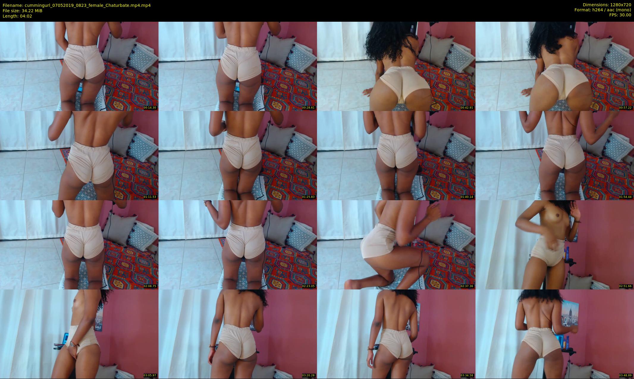 cummingurl — 5 minute Chaturbate couple cam show recording, 720p, May 7, 2019