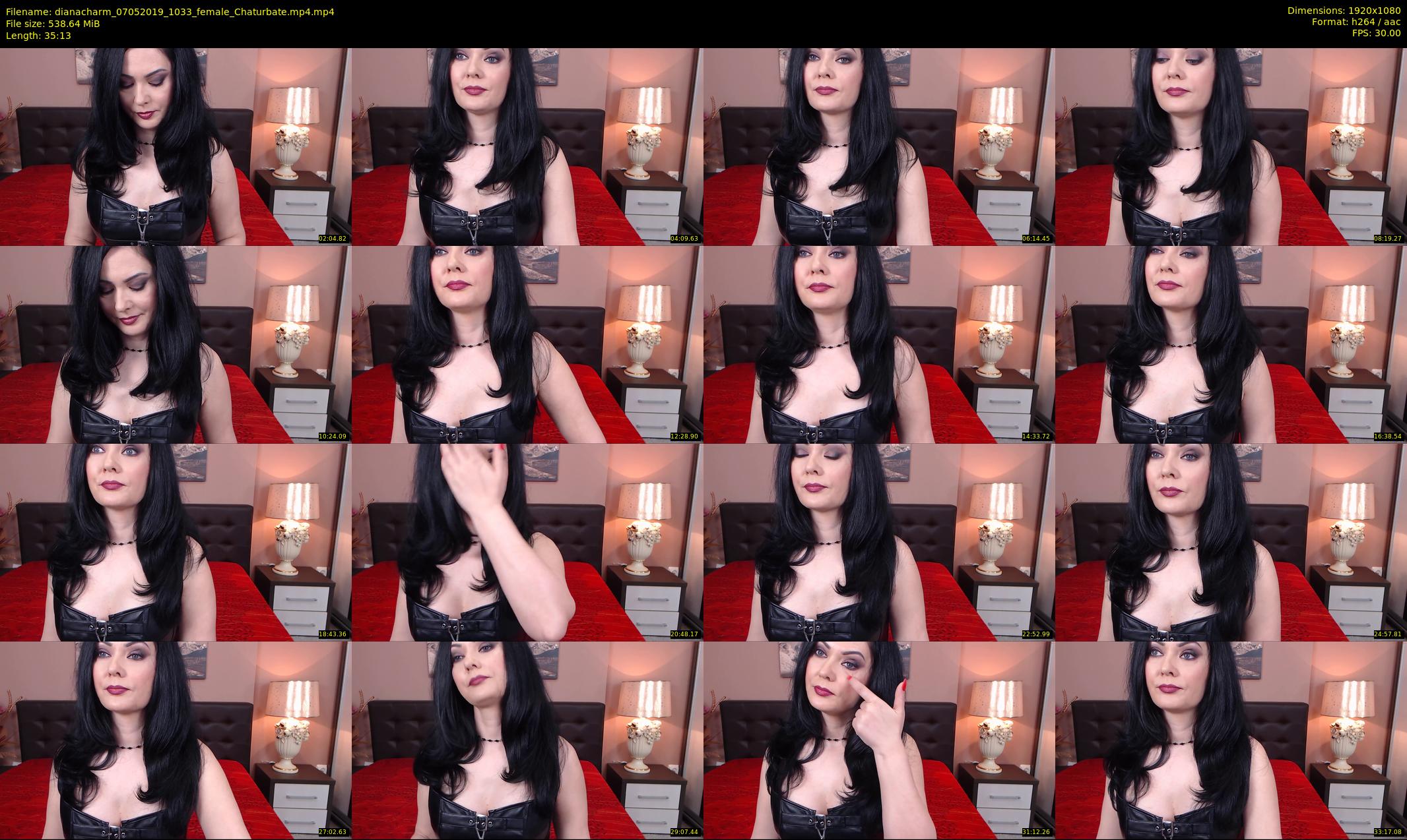 dianacharm — 36 minute Chaturbate female cam show recording, 1080p, May 7, 2019