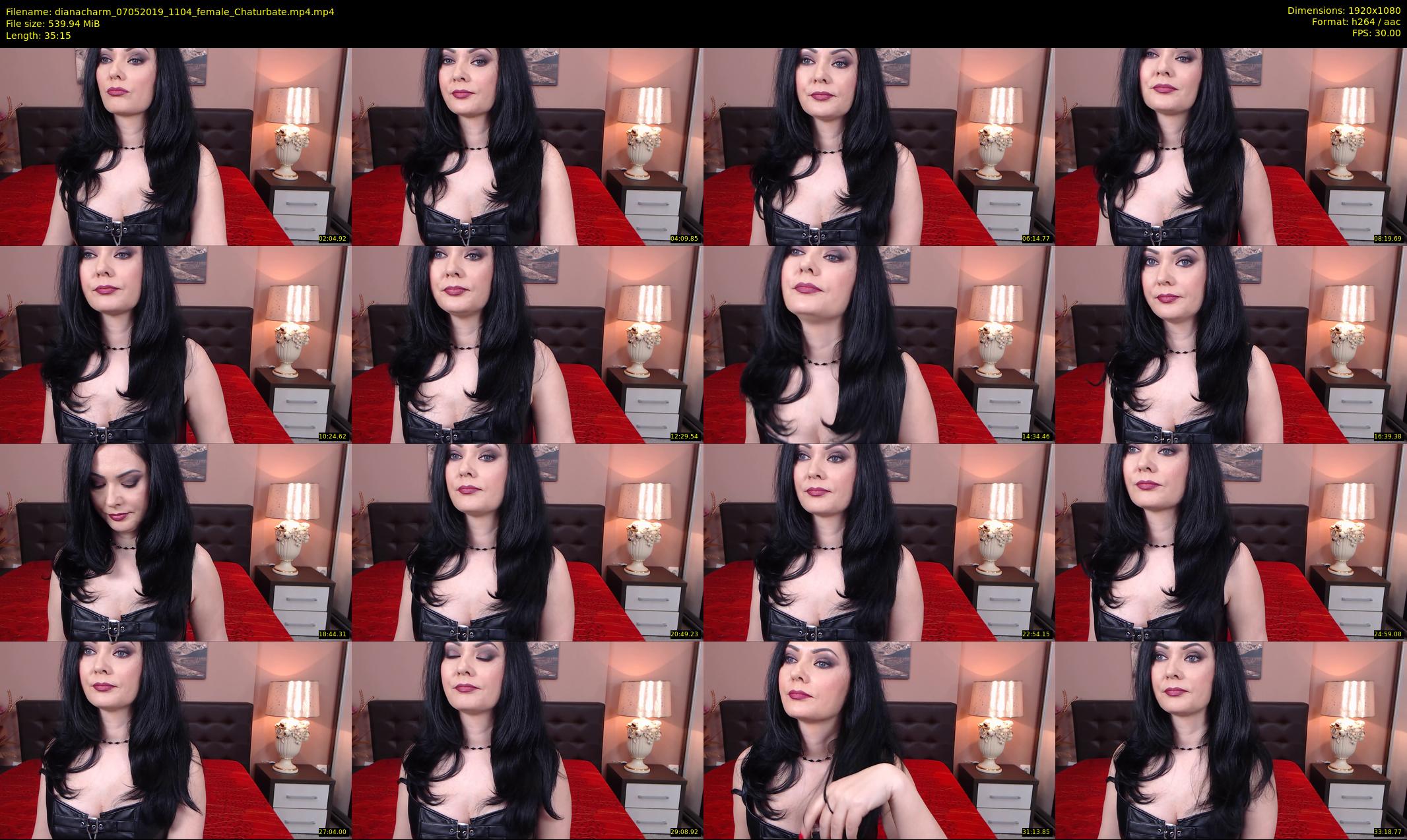 dianacharm — 36 minute Chaturbate female cam show recording, 1080p, May 7, 2019